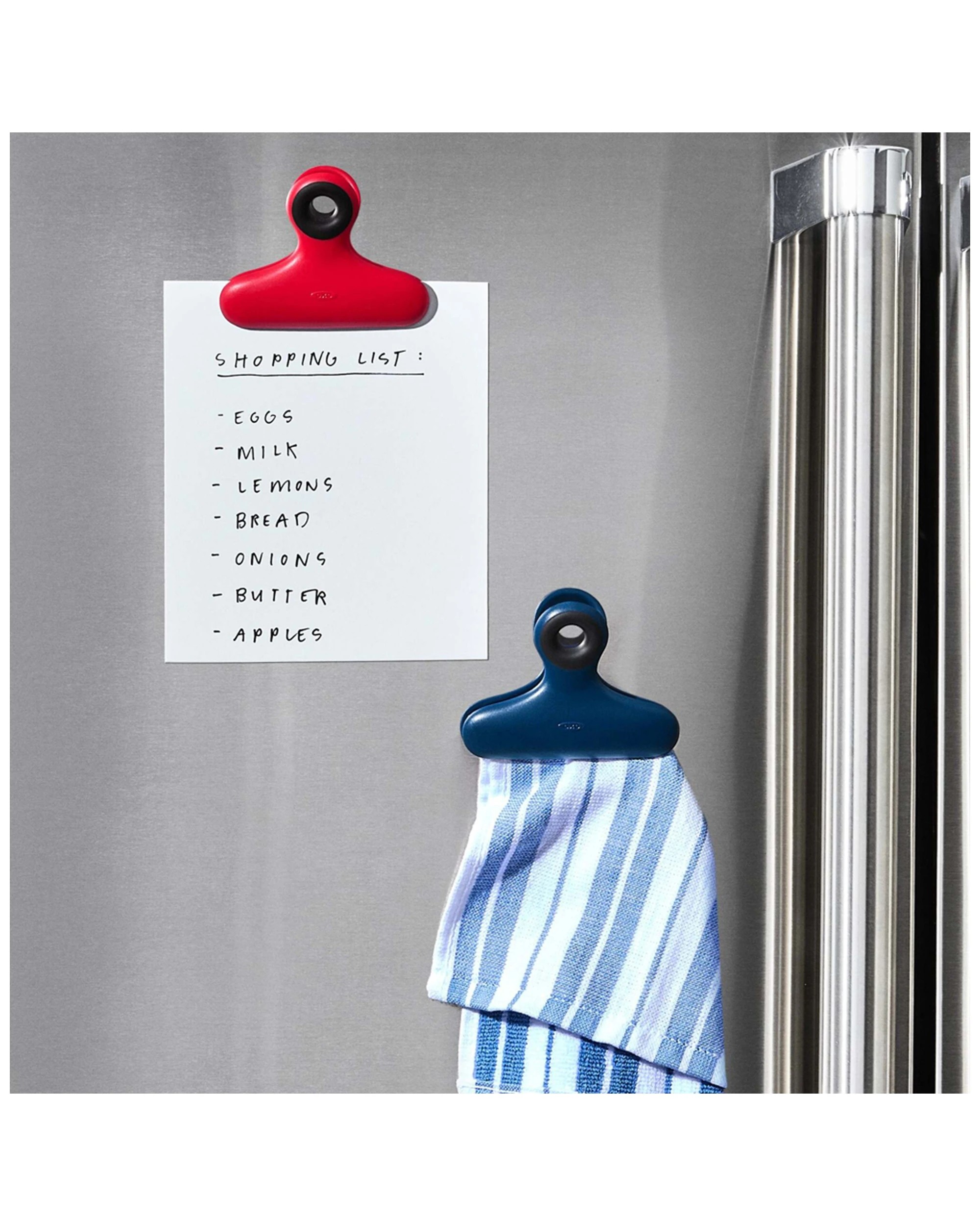 6 Oxo 4pc Set Good Grips Heavy Duty Bag Clips 8.9cm Snack Flour Bag Sealer, 6 of 9