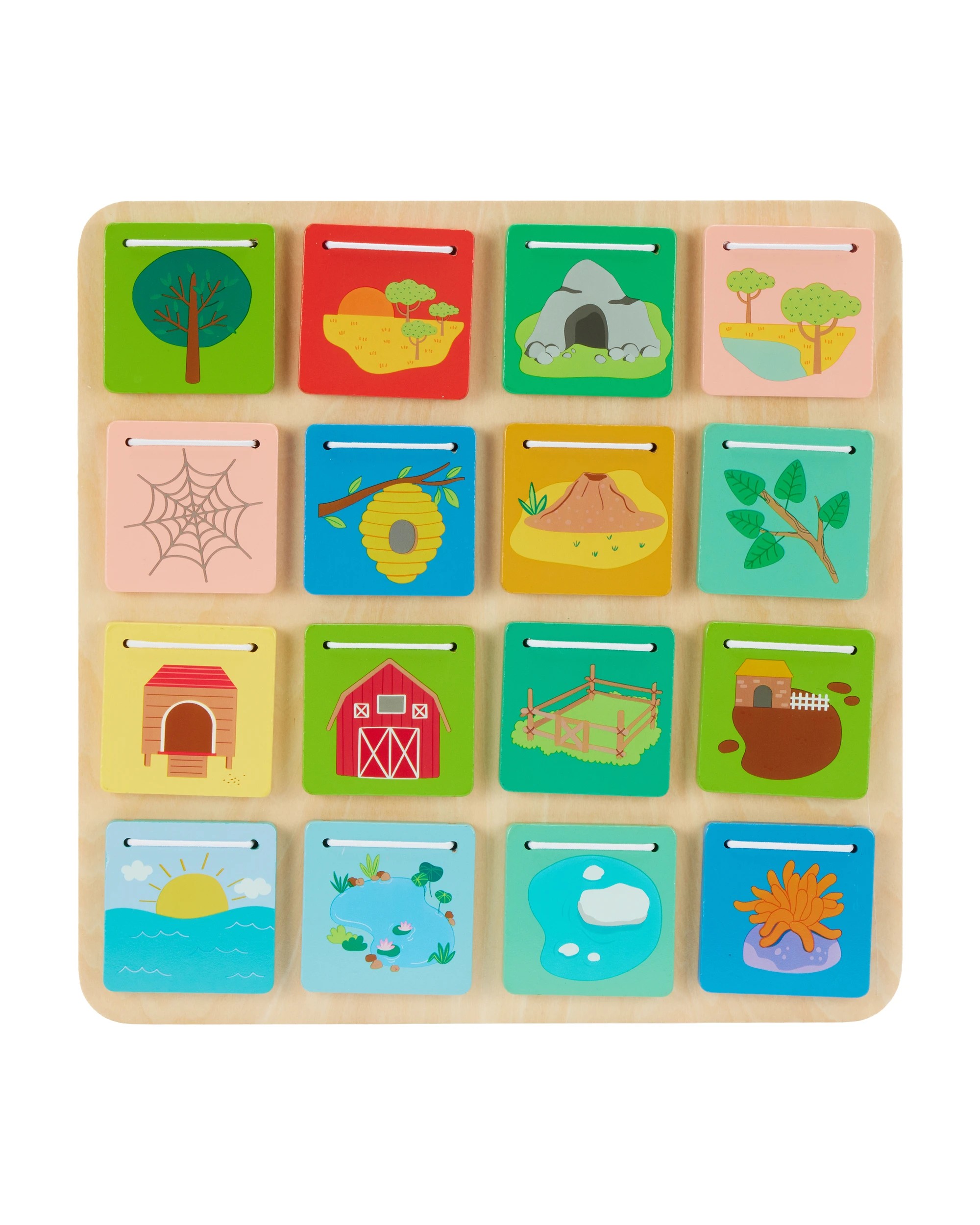 1 Wooden Lift and Reveal Board, 1 of 6