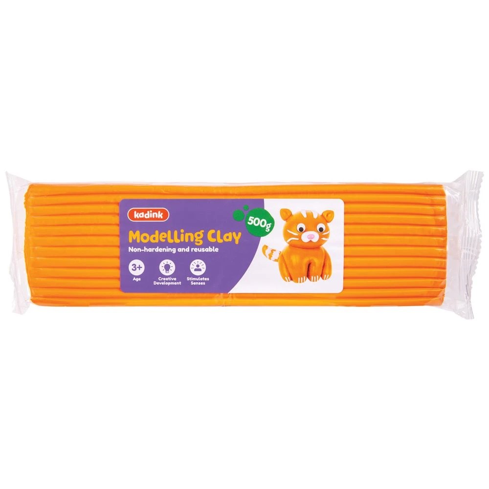 1 Kadink Modelling Clay 500g Light Orange, 1 of 2