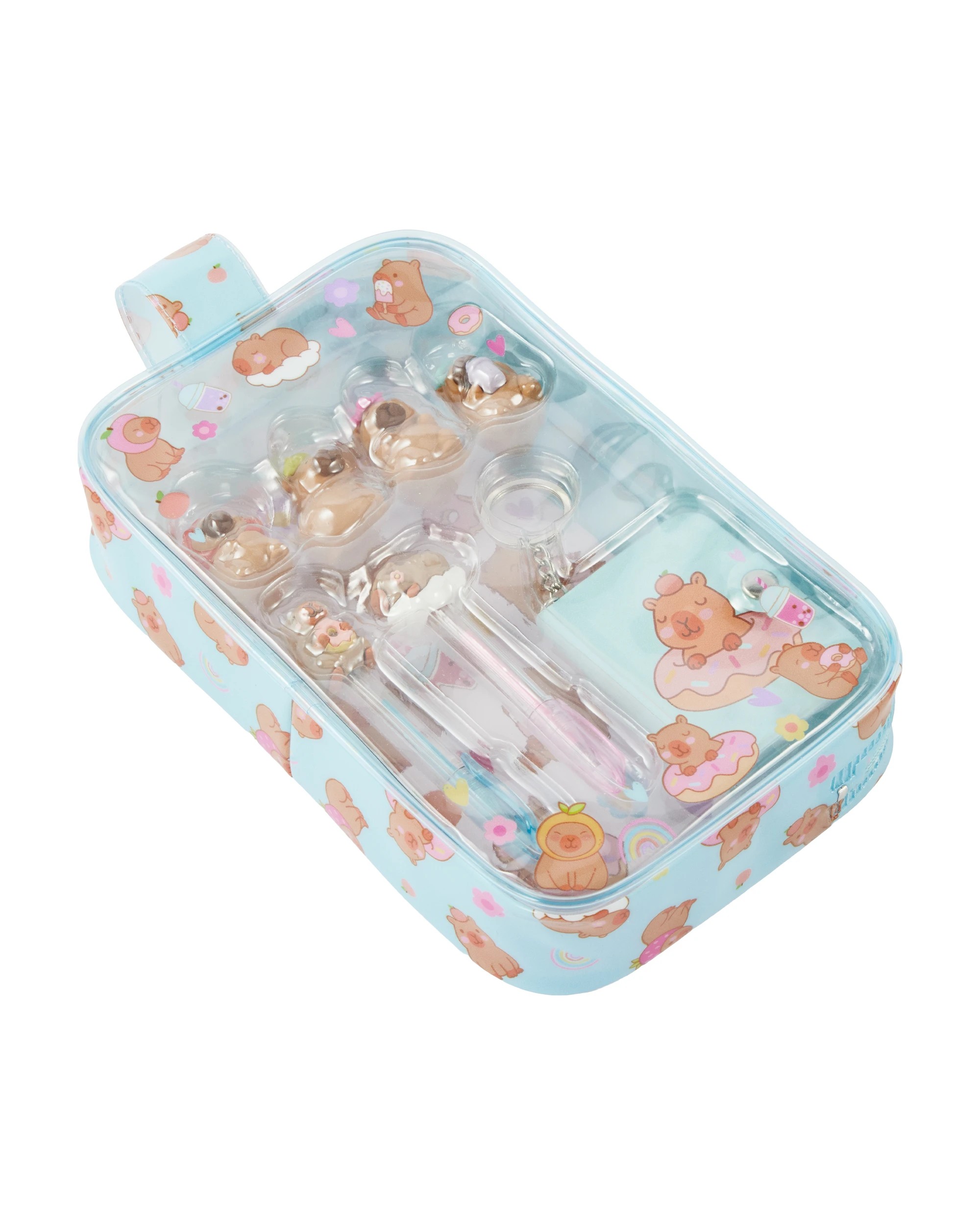 5 11 Piece Capybara Pencil Case Stationery Set, 5 of 9
