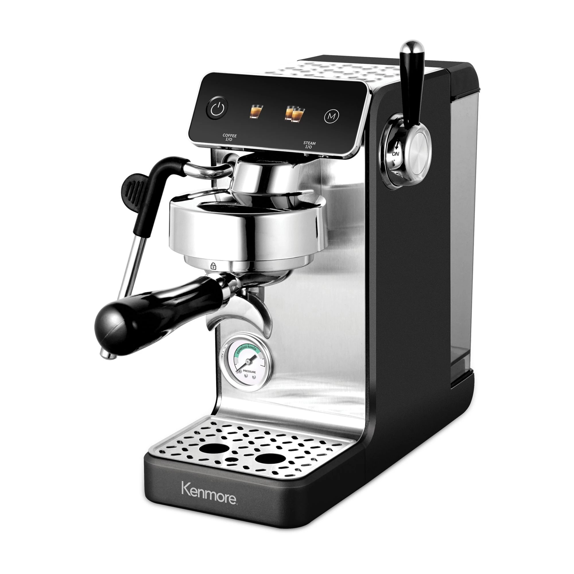 1 Kenmore Dualis Espresso Machine, Dual Thermoblock Simultaneous Brew & Steam, Italian ULKA Pump, 1 of 7