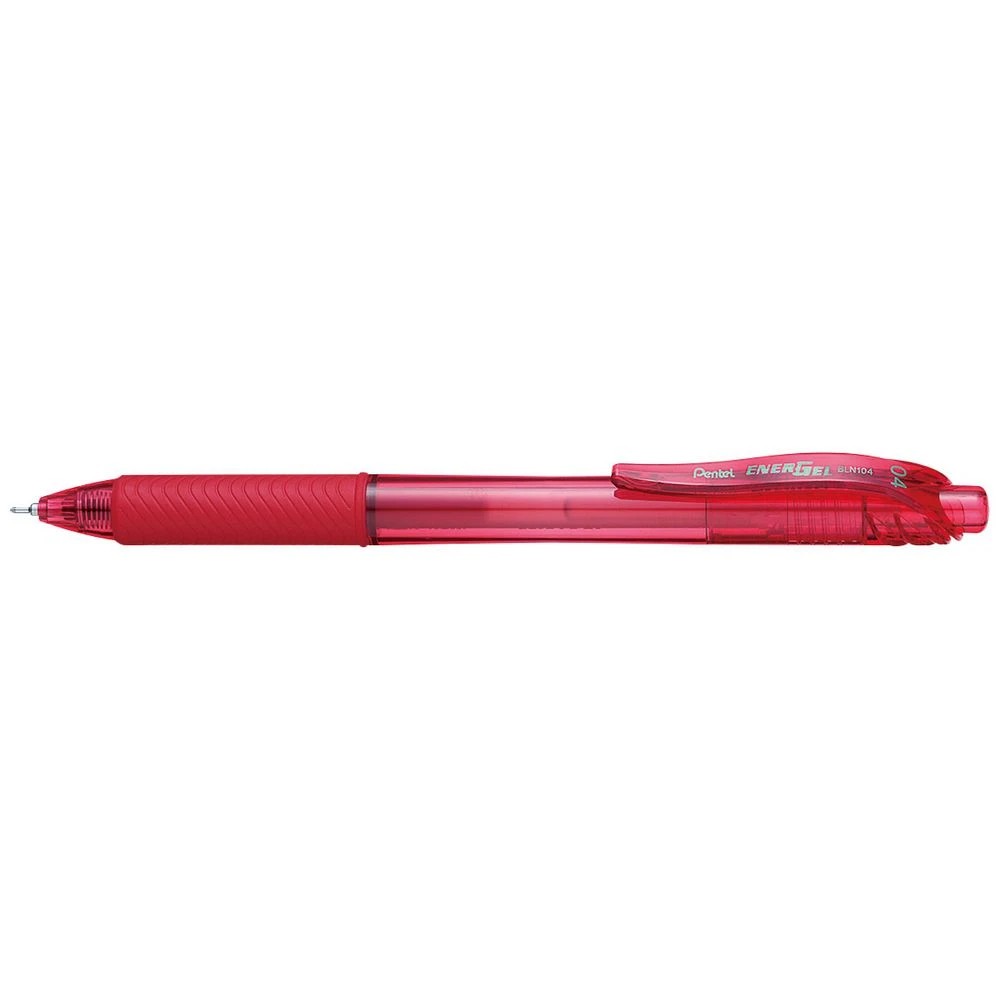 1 Pentel Energel X BLN104 Gel Pen 0.4mm Red, 1 of 1