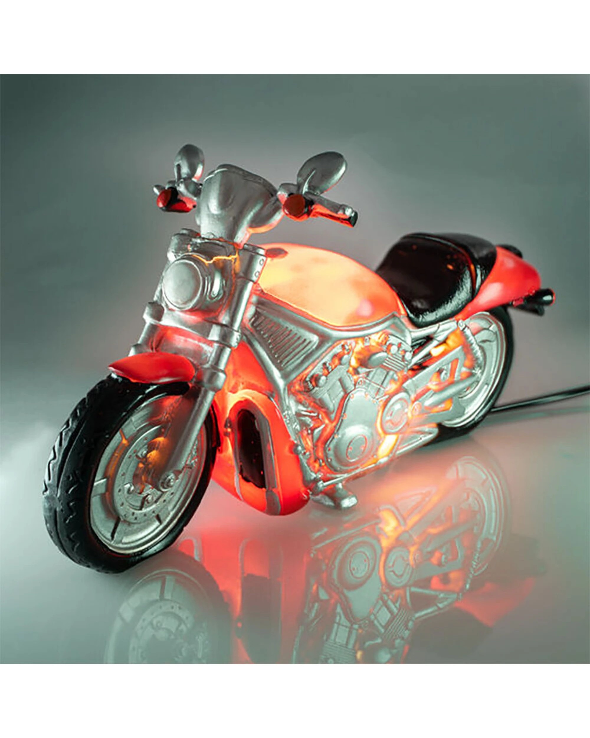 2 MDI Aus Motorcycle Corded Table Lamp Home Room Tabletop Decor Unique Design - Multi, 2 of 6