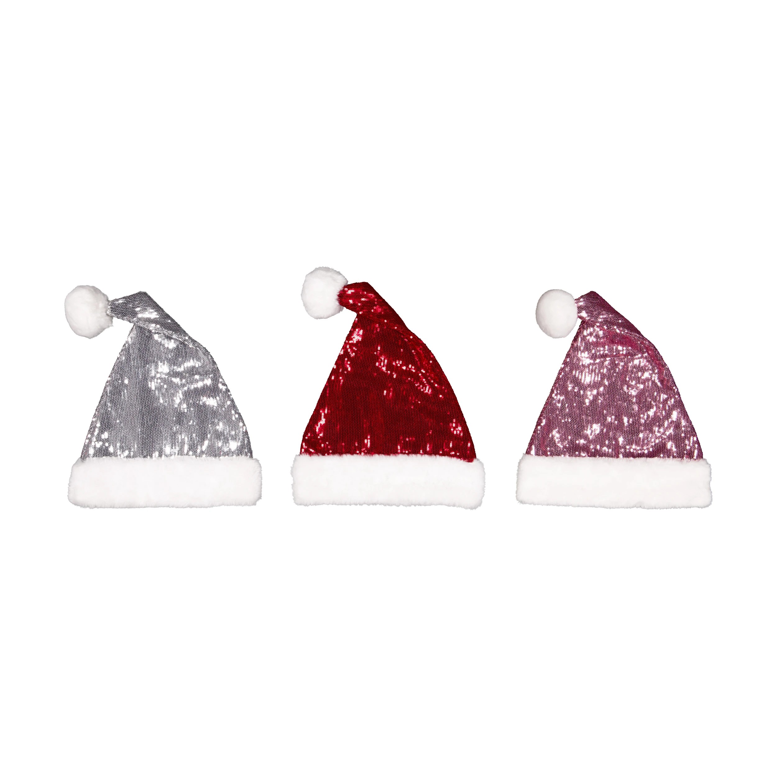 1 Sequin Santa Hat - Assorted, 1 of 2