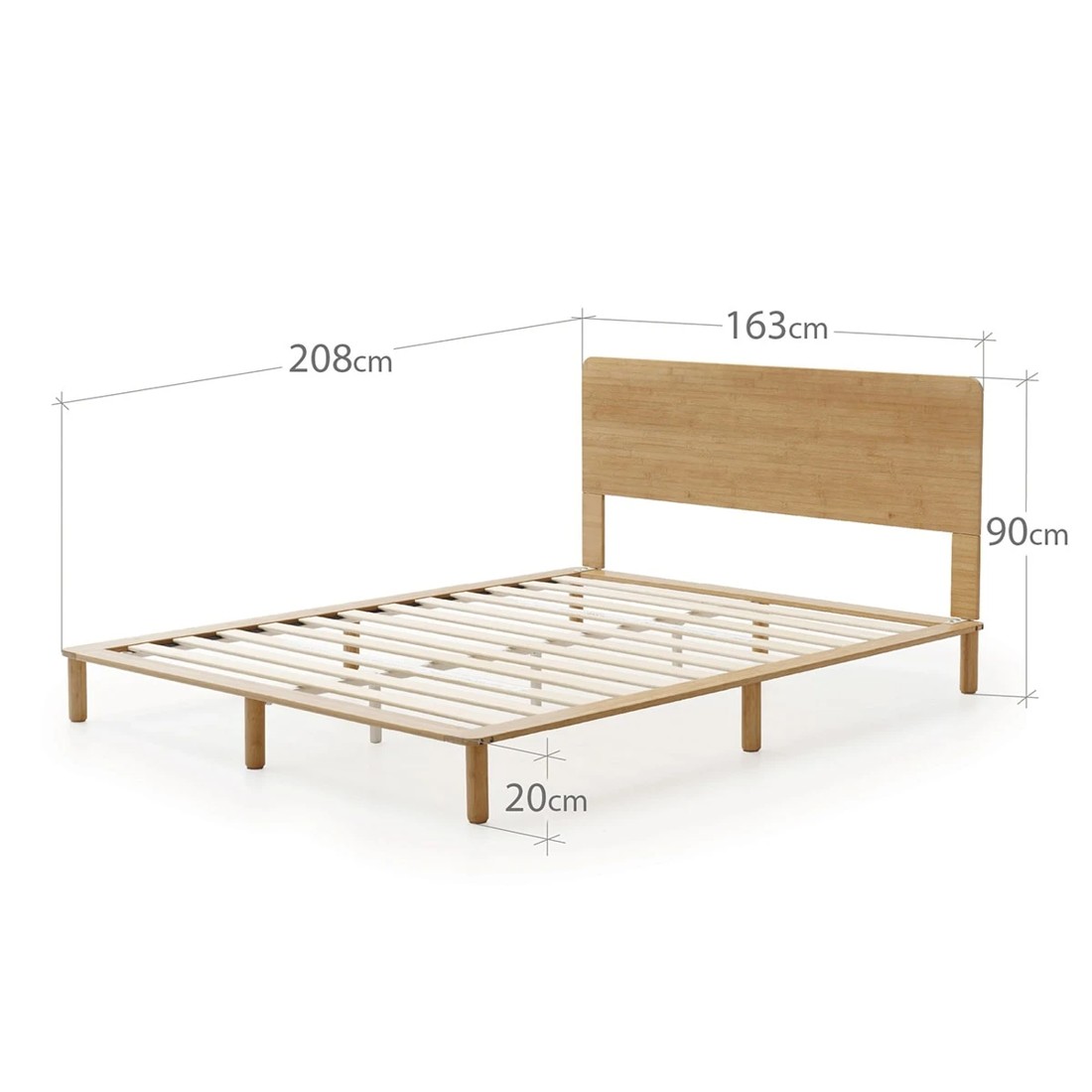 10 Queen Bed Evalyn Timber Bed Frame, 10 of 10