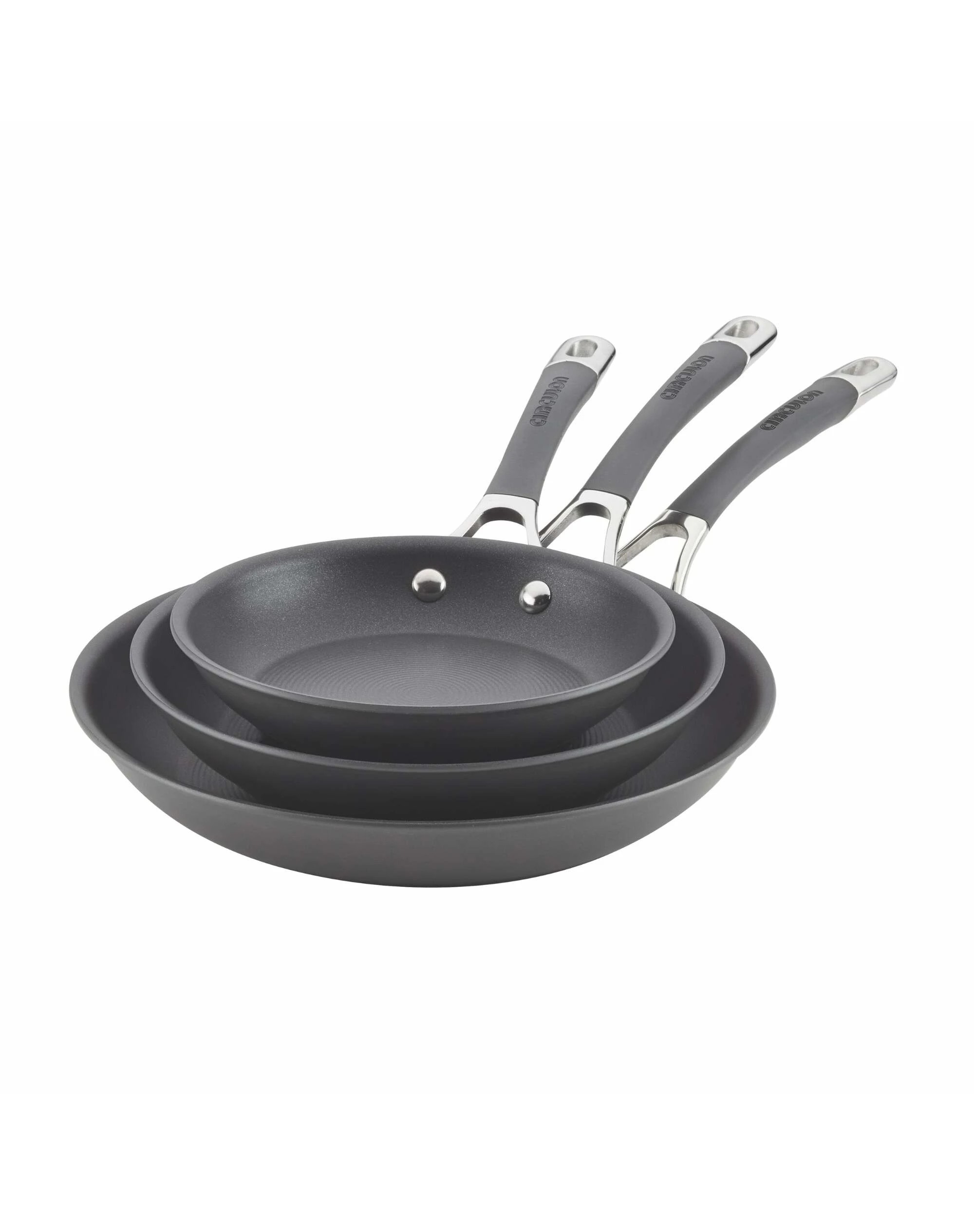 1 Circulon Radiance Nonstick Skillet Triple Pack 22/25/31cm - Black, 1 of 1