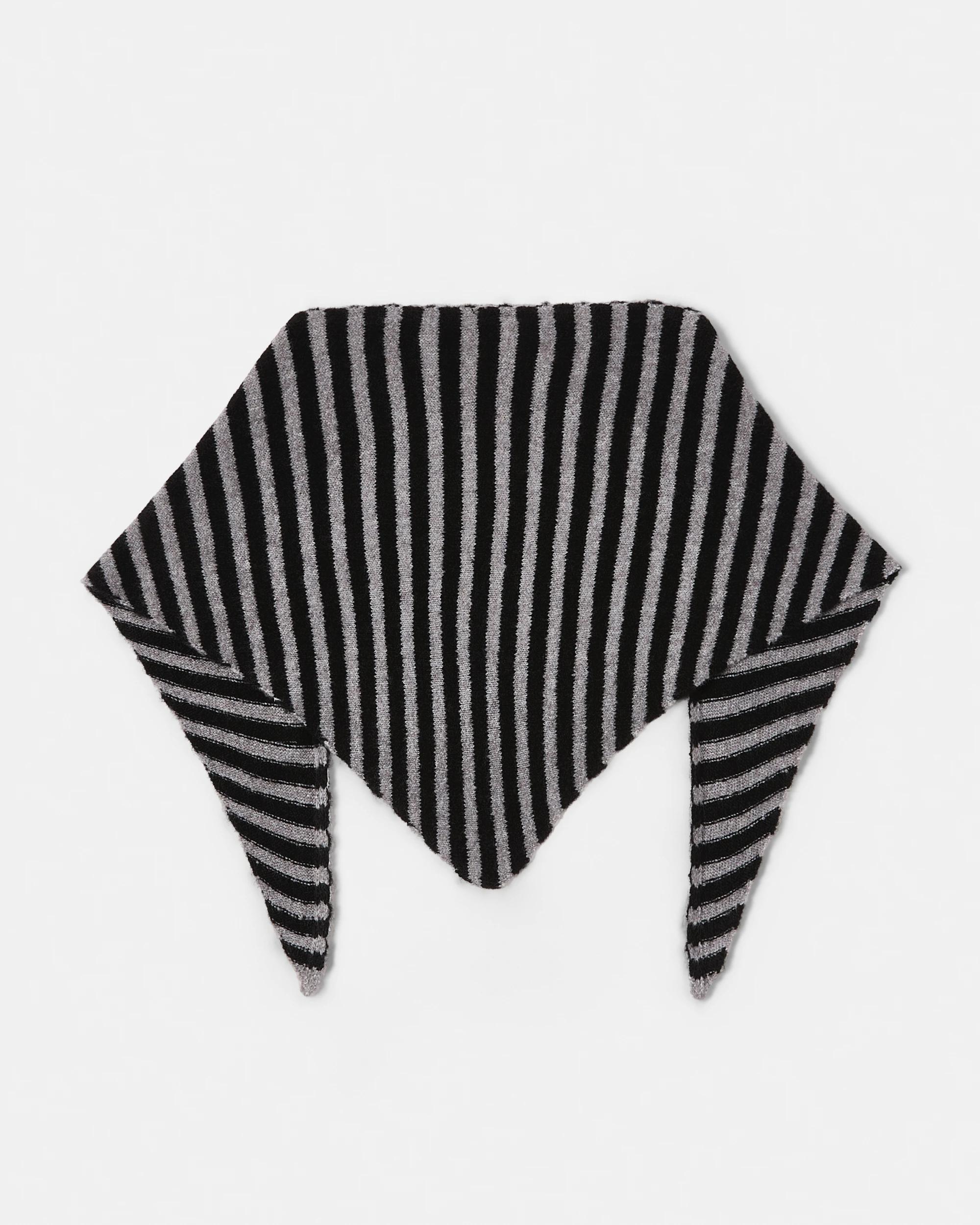 2 Triangle Scarf Black Strp, 2 of 5