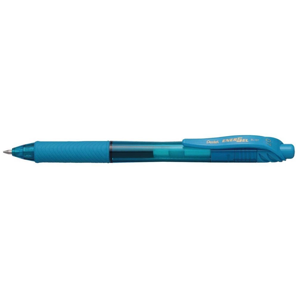 1 Pentel Energel X BL107 Gel Pen 0.7mm Sky Blue, 1 of 5