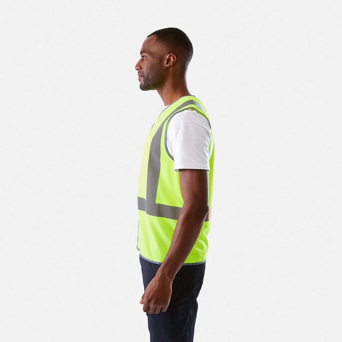 5 Workwear Hi-Visibility Vest FLURO YELLOW, 5 of 10