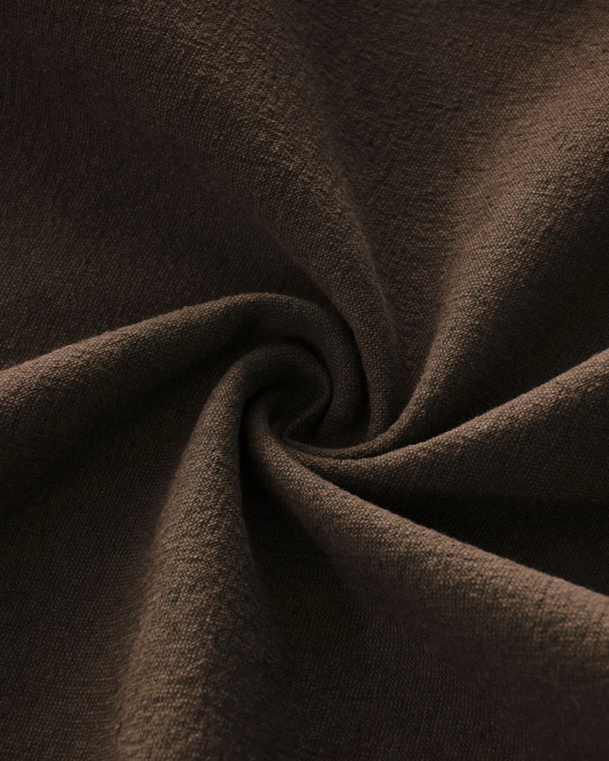 4 Gioia Casa 2-Pack Linen-Cotton Blend European Pillowcases - Dark Brown, 4 of 4