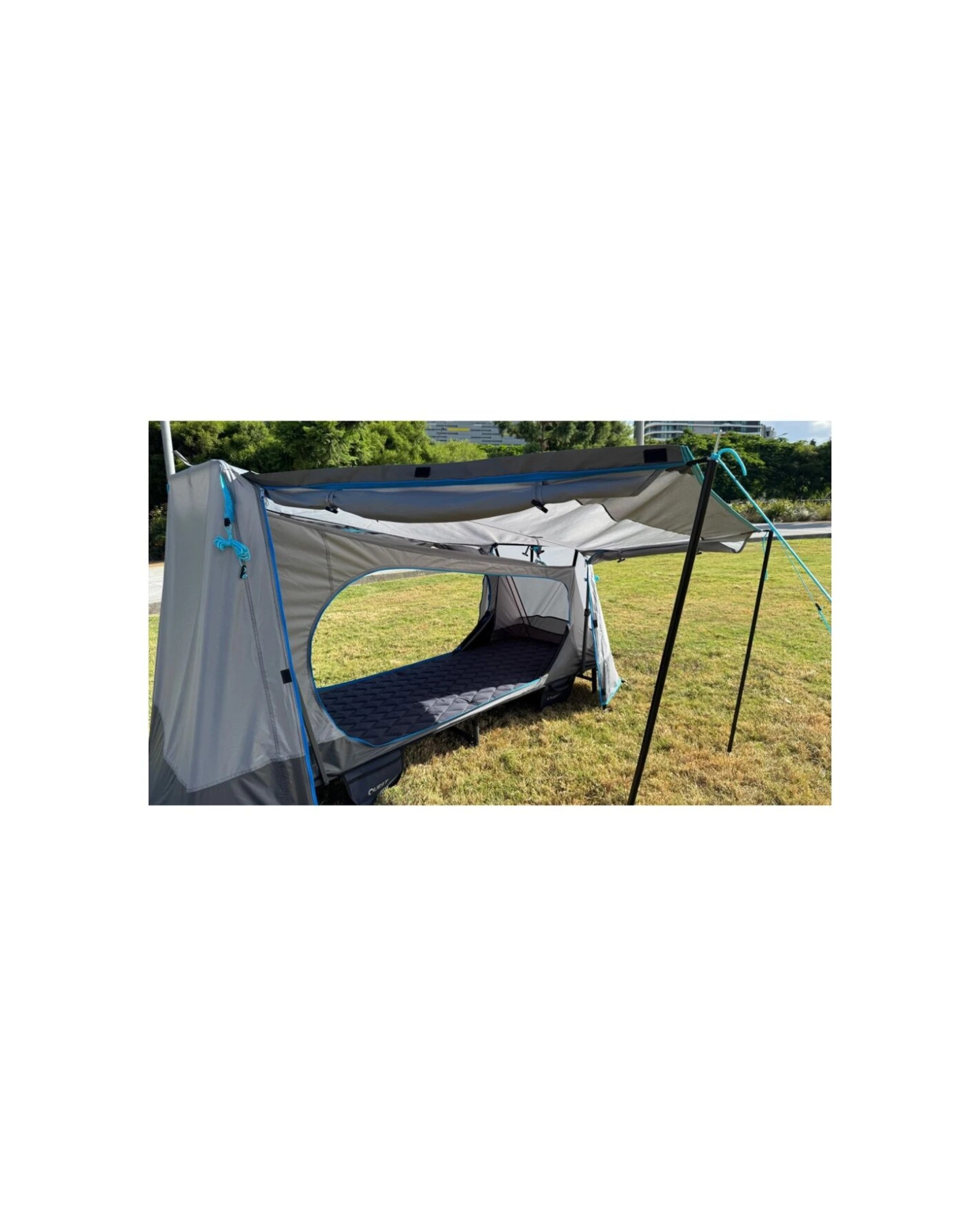 7 Quest Outdoors The Beast Stretcher Tent Single Person Blackout Fly - Multi, 7 of 8