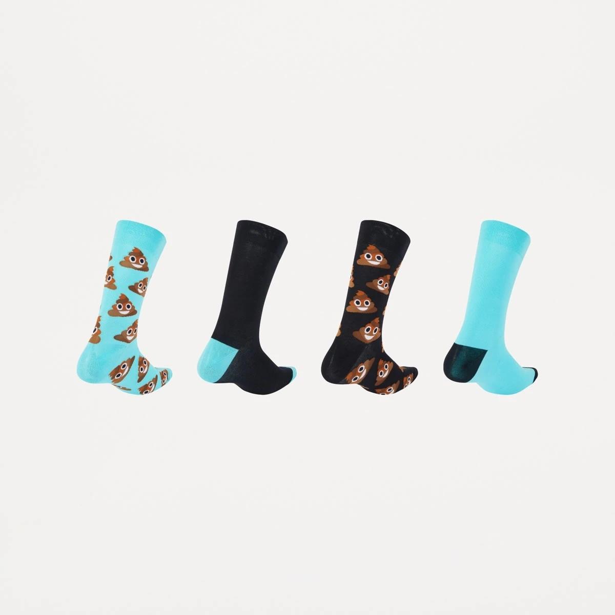 2 4 Pack Novelty Socks IT HAPPENS, 2 of 3