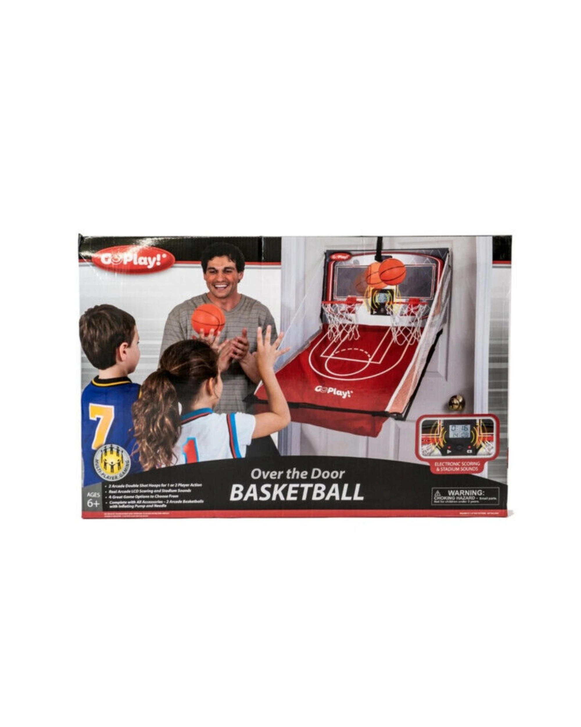 3 Go Play! 2 Player Basketball Game - Red, 3 of 3