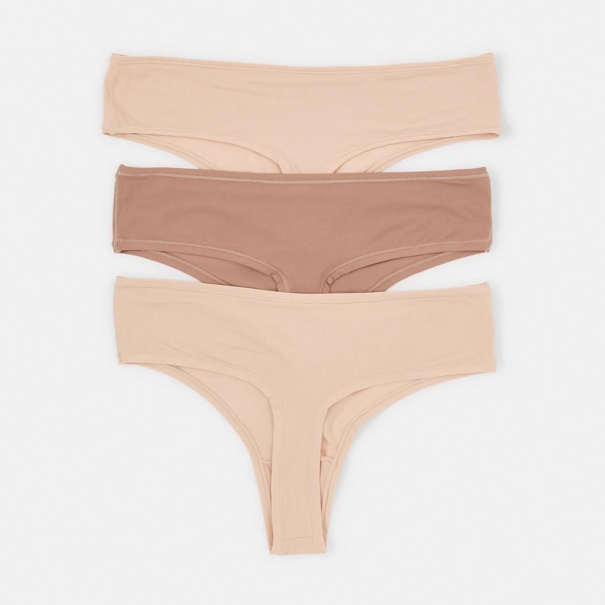 2 3 Pack Super Soft G-String Briefs LIGHT FAWN, SOFT CLAY, LIGHT FAWN, 2 of 7