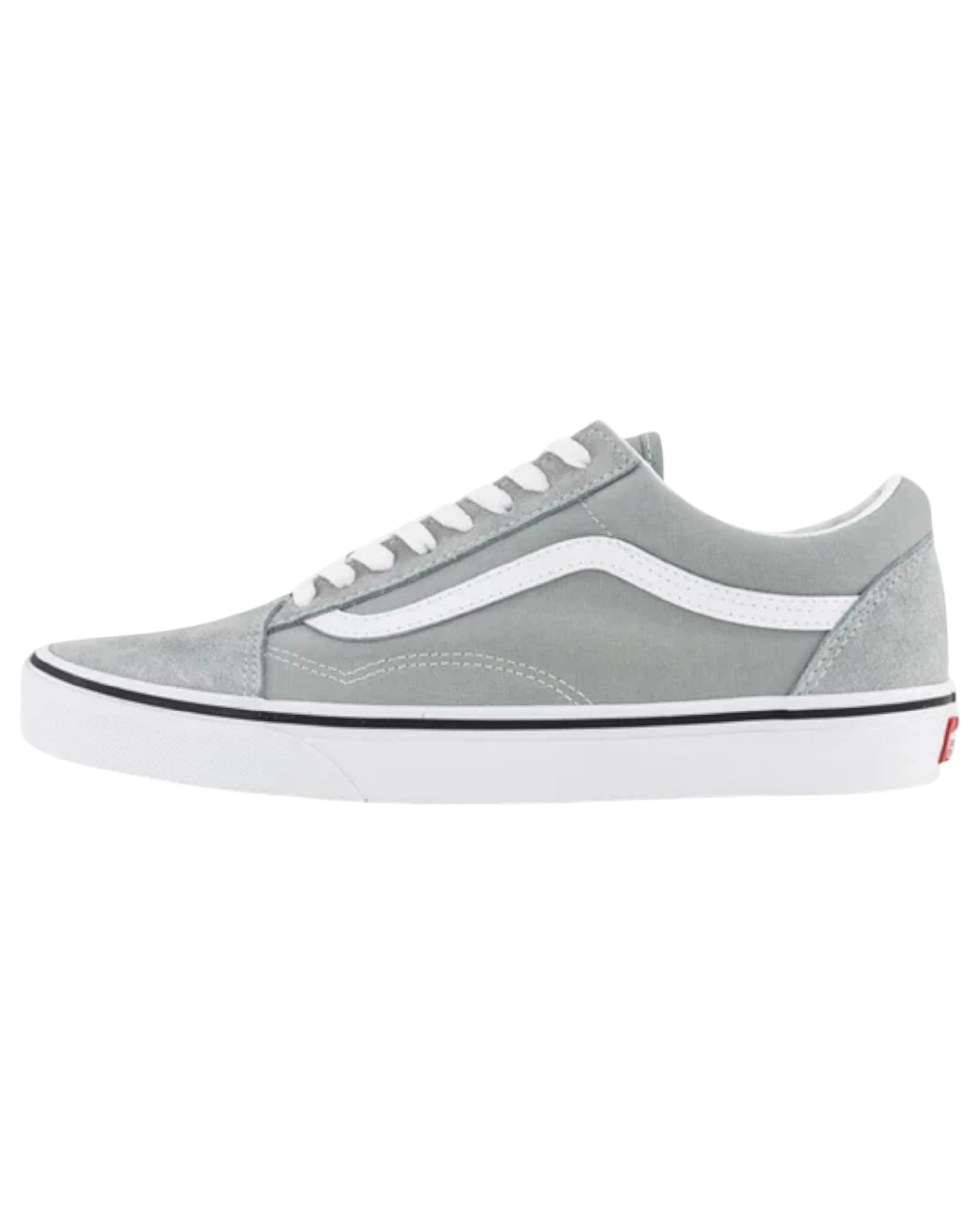 3 Vans Unisex Old Skool Low Top Color Theory Pure Grey Lace Up Shoes GREY, 3 of 6