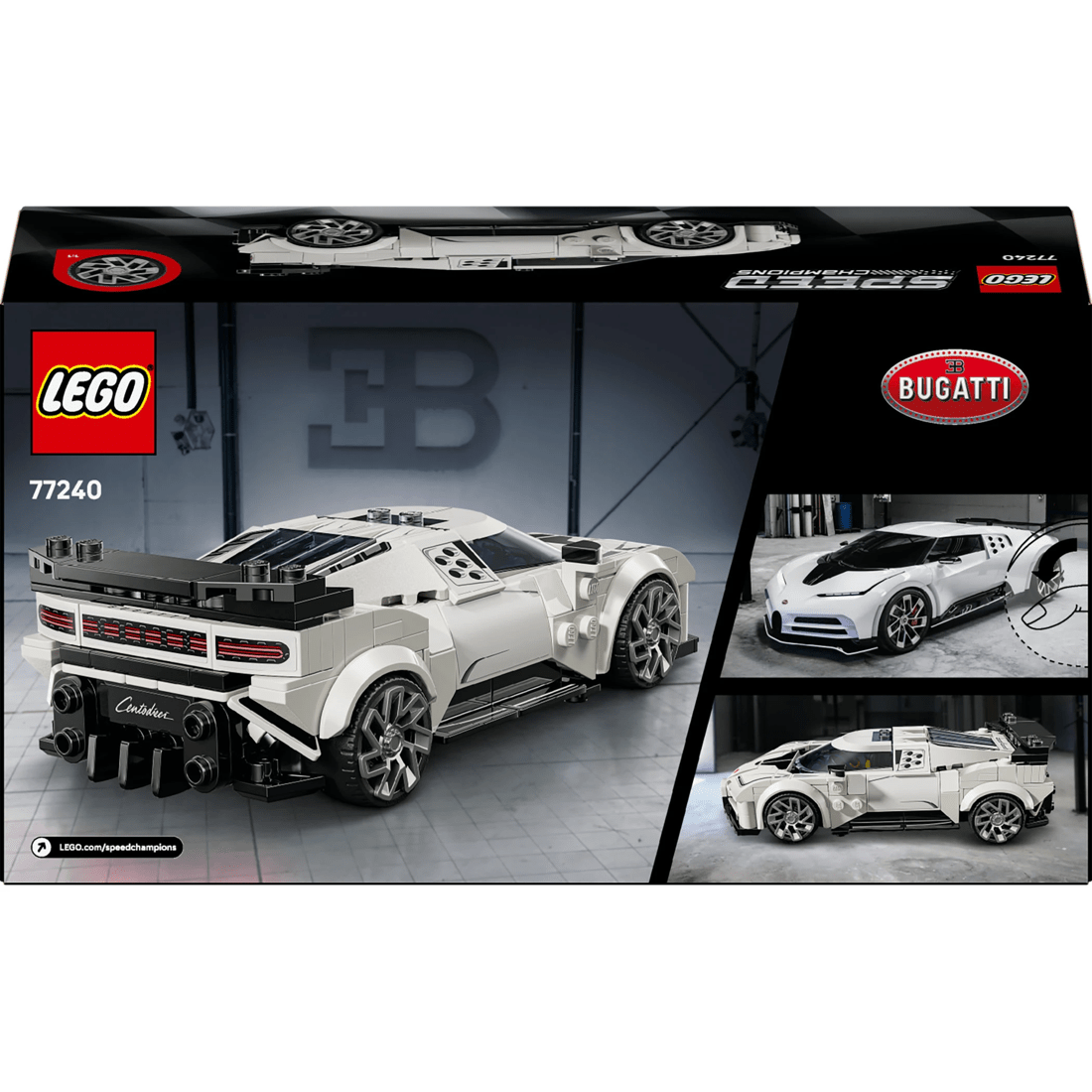 10 LEGO Speed Champions Bugatti Centodieci Hyper Sports Car 77240, 10 of 10