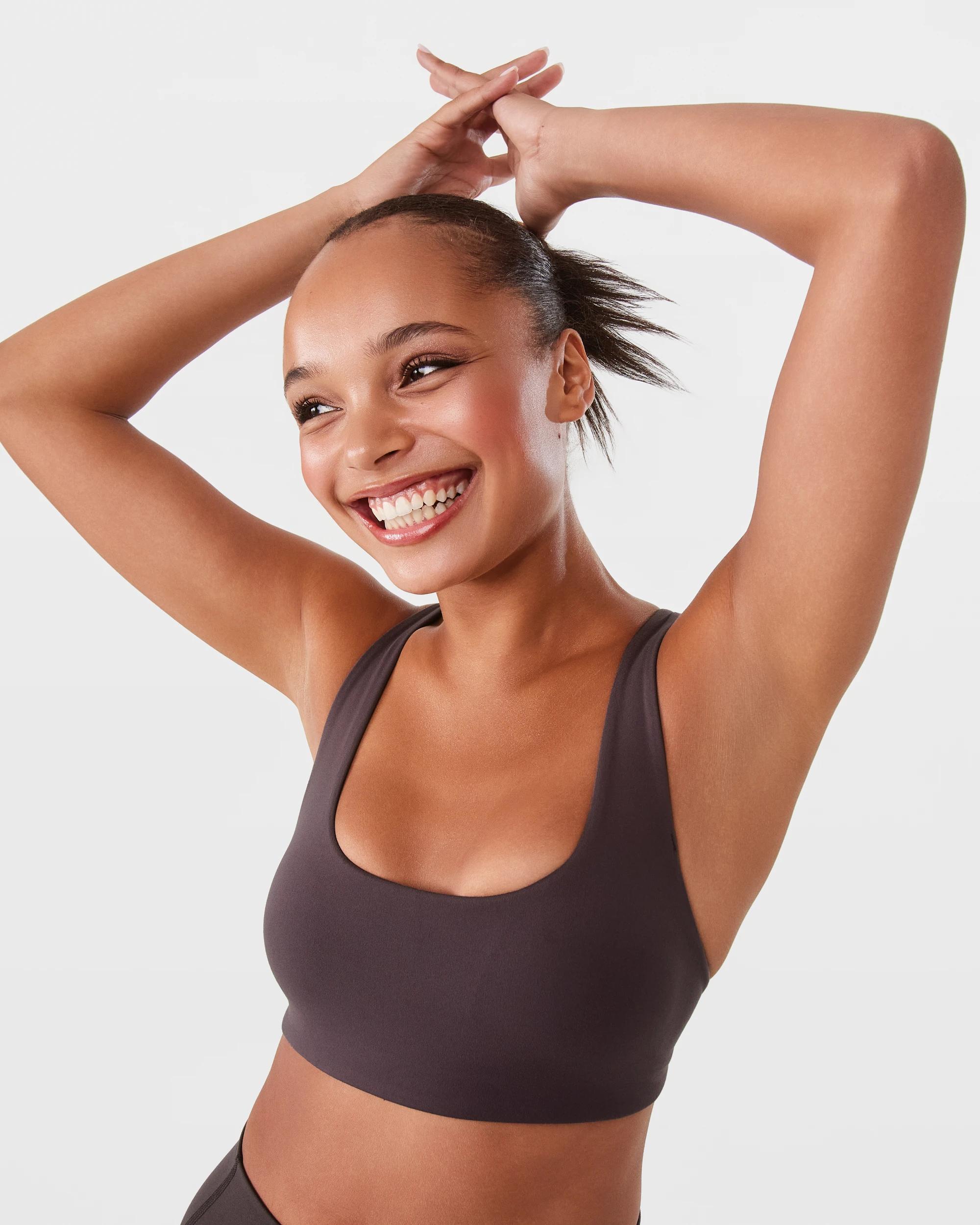 5 Active Womens Open Back Crop Espresso, 5 of 9