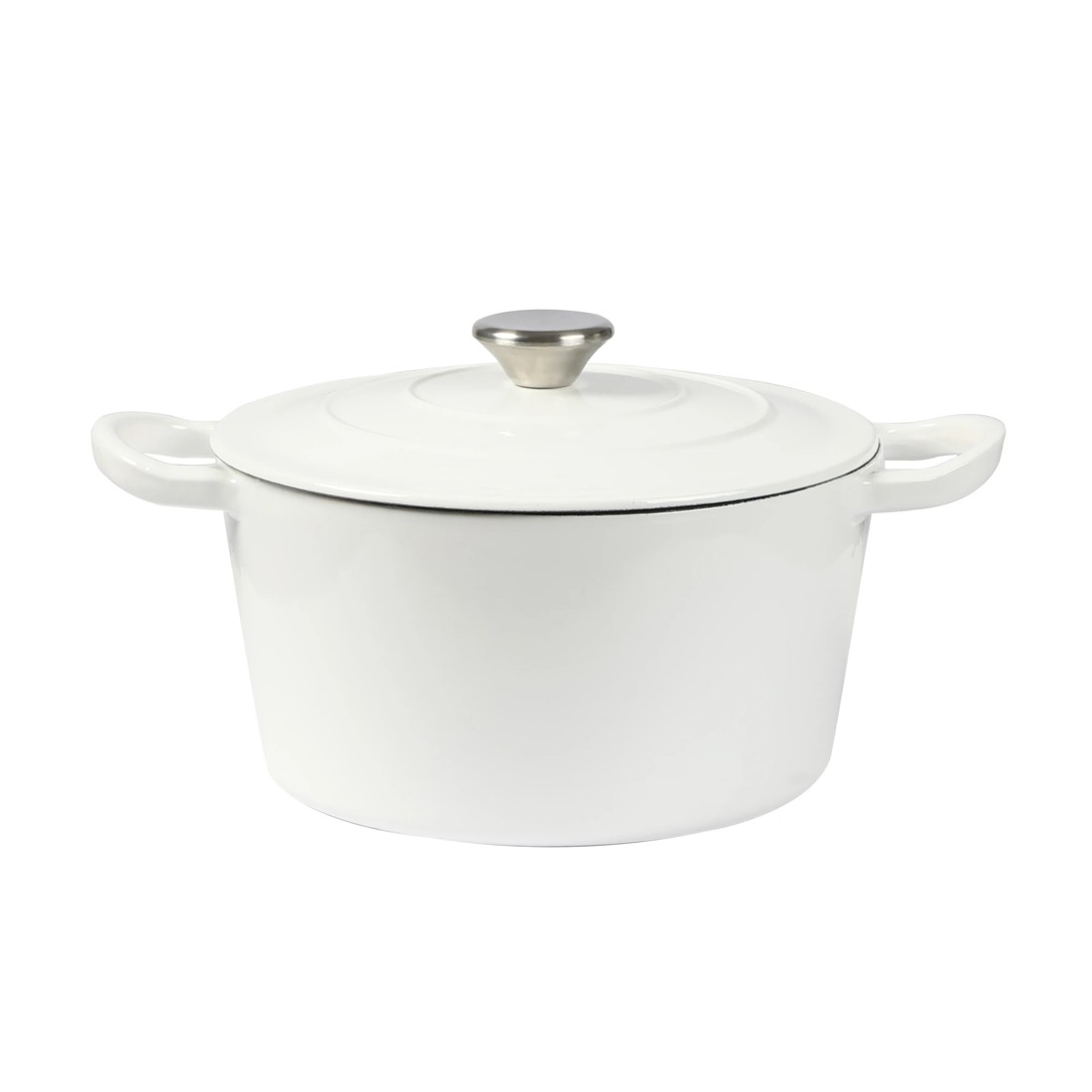 1 Toque Enamel Dutch Oven 4L Cast Iron Pan Casserole Pot Slow Cook Cooker with Lid, 1 of 7