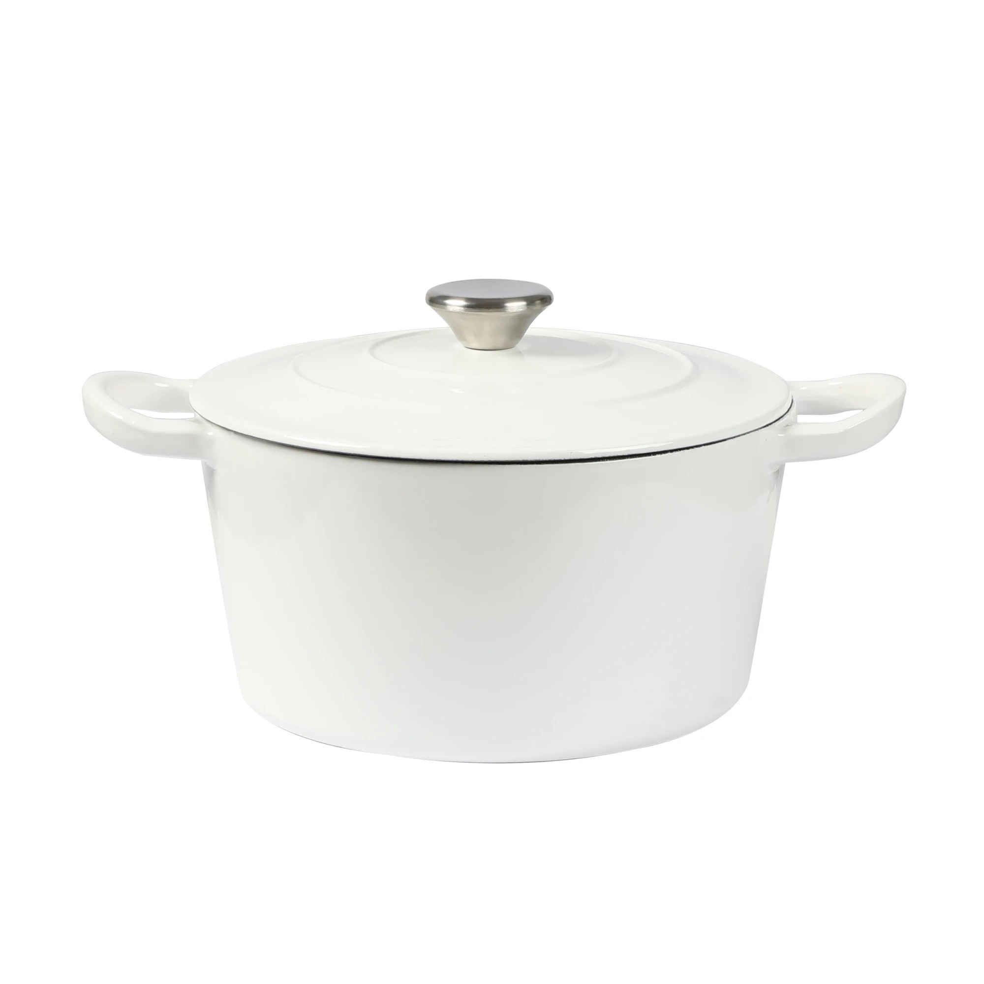 1 Toque Enamel Dutch Oven 4L Cast Iron Pan Casserole Pot Slow Cook Cooker with Lid, 1 of 7