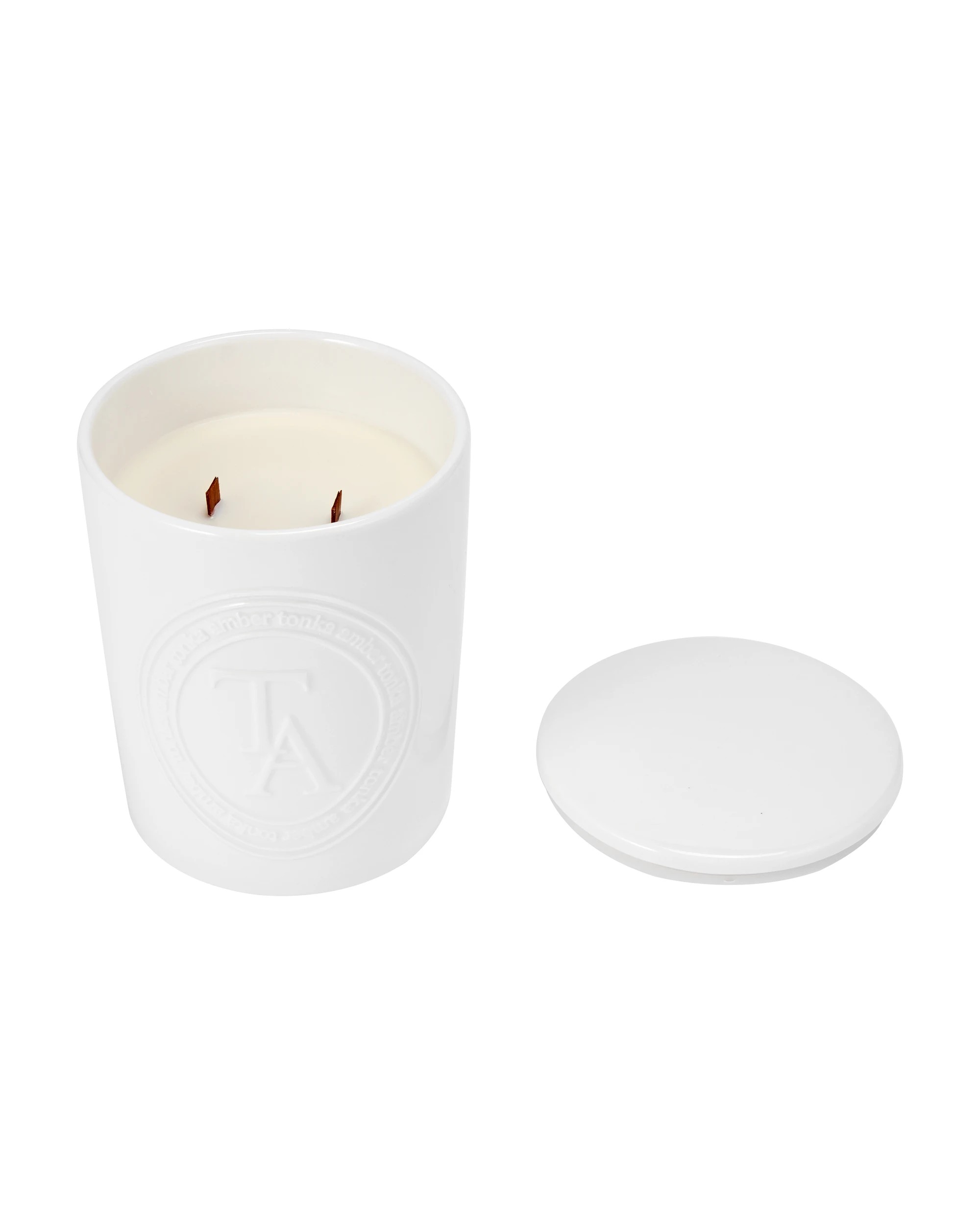 5 XL Amber Tonka Soy Wax Ceramic Candle, 5 of 6