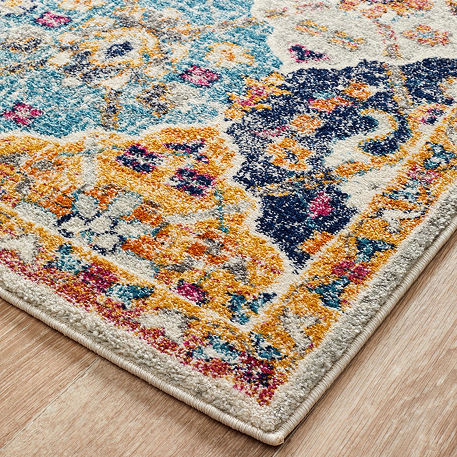 3 Common Ground Rugs Gallery 861 500x80cm Runner - Extra Large Pet Friendly Rug - Multi, 3 of 7