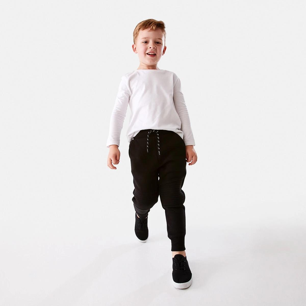 6 Moto Trackpants Black, 6 of 9