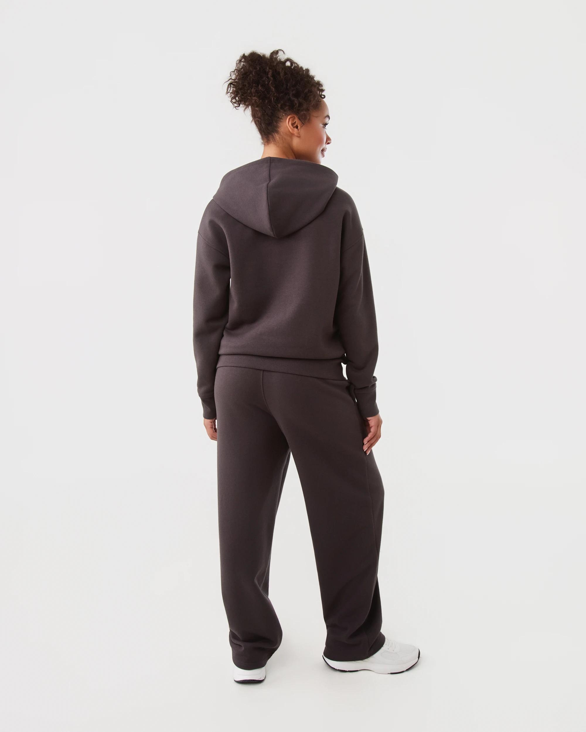 4 Active Womens Essential Straight Leg Trackpants Espresso, 4 of 6