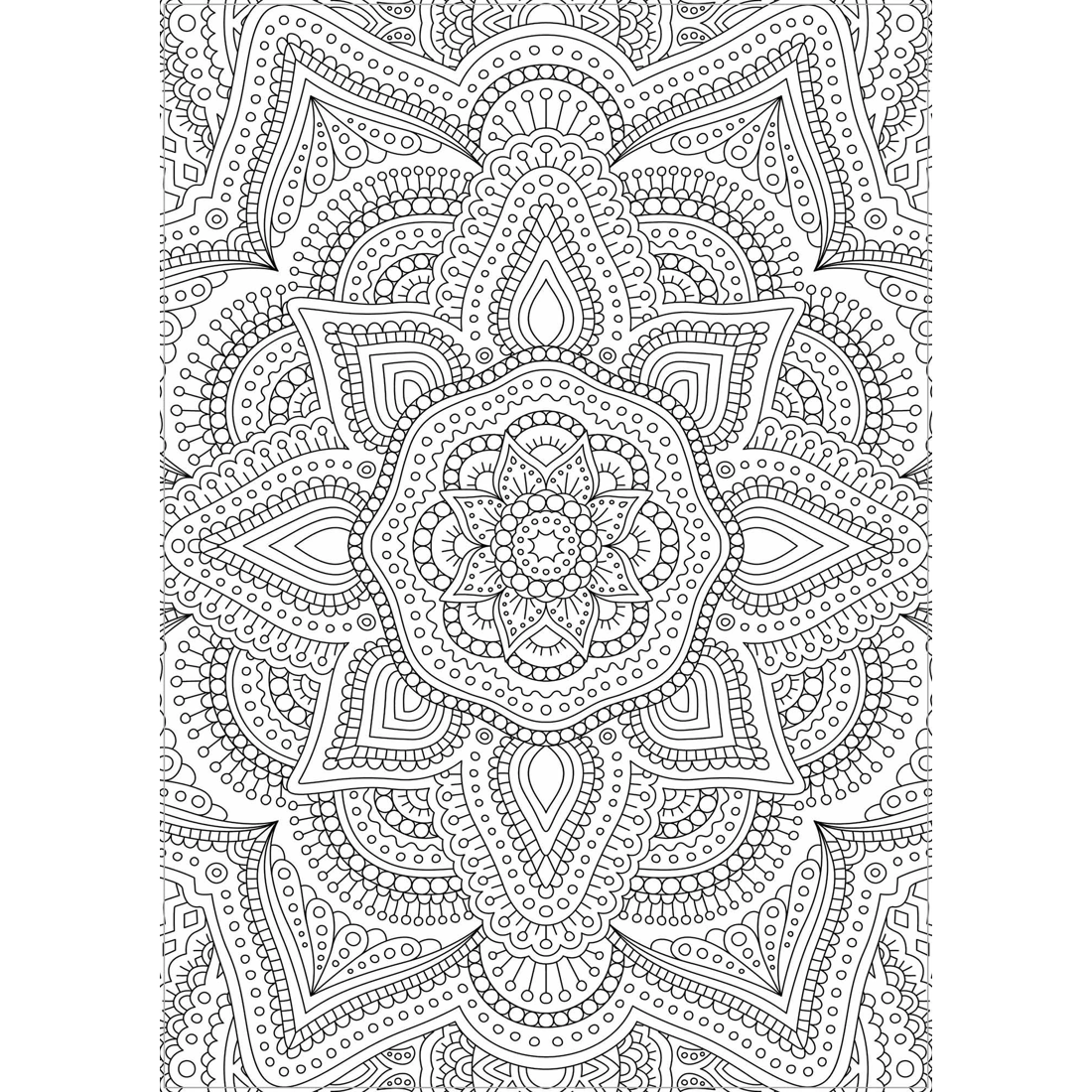 3 Colour Your Own Mandala Mindful Poster Art - Book, 3 of 3