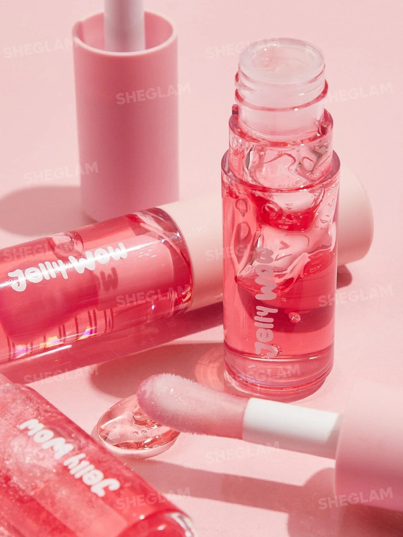 4 SHEGLAM Jelly Wow Hydrating Lip Oil - Berry Involved, 4 of 5