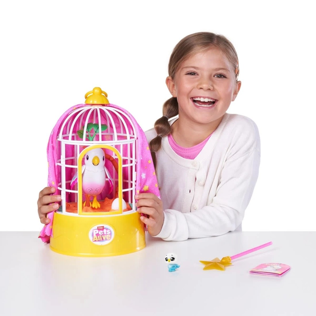 8 7 Piece Zuru Pets Alive Polly the Surprise Magic Bird, 8 of 11