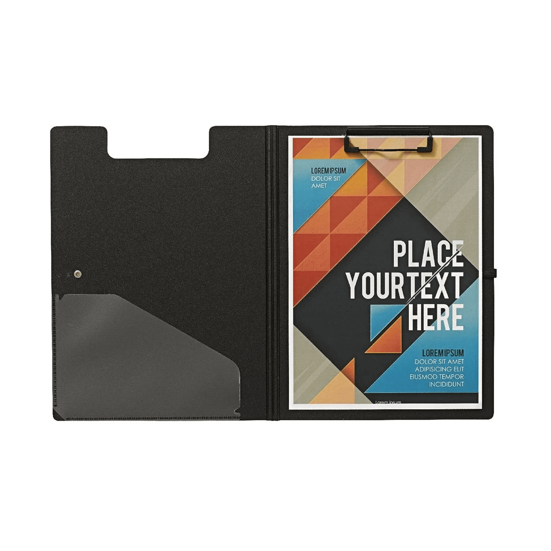 2 J.Burrows Foam Clipfolder A4 Orange, 2 of 2