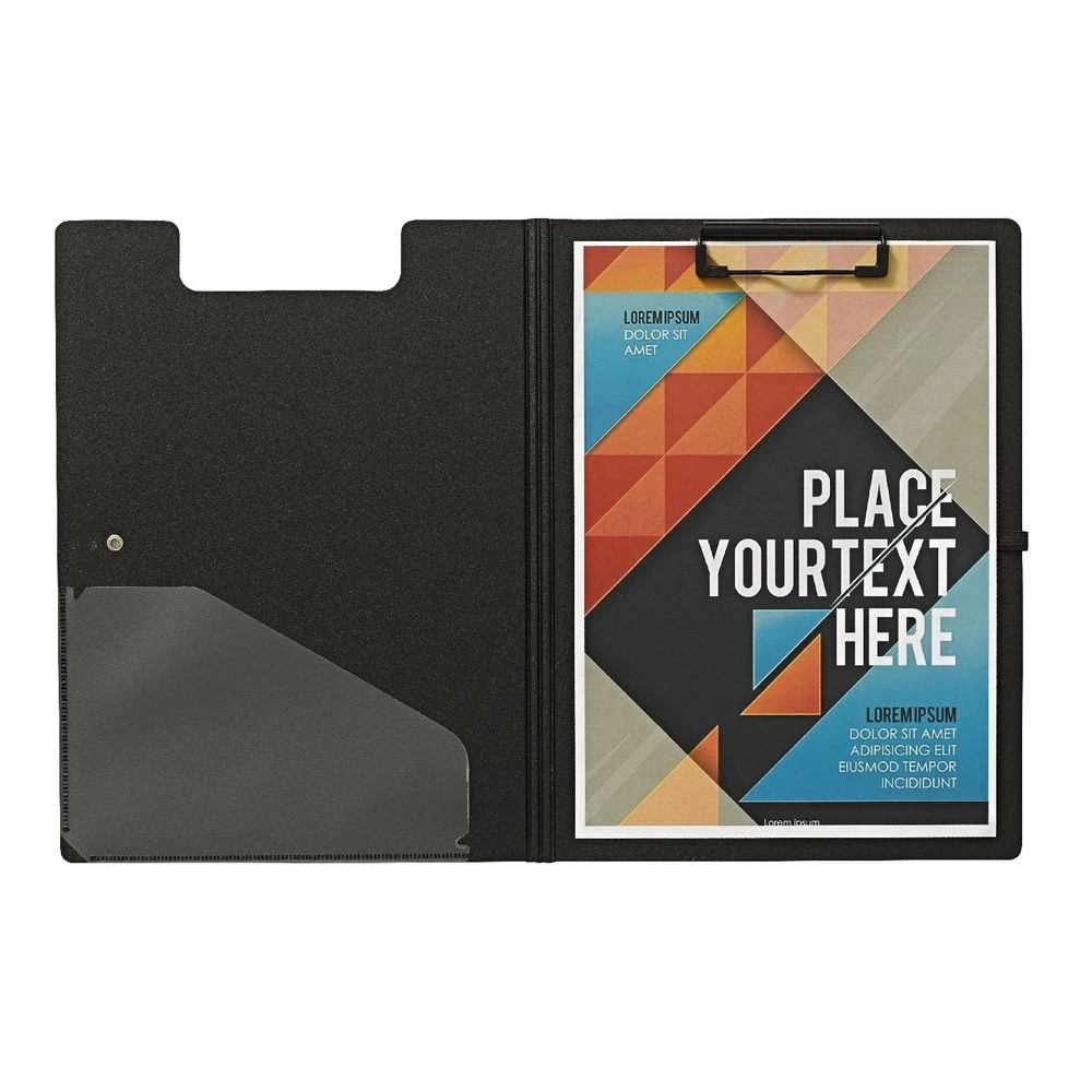 2 J.Burrows Foam Clipfolder A4 Orange, 2 of 2