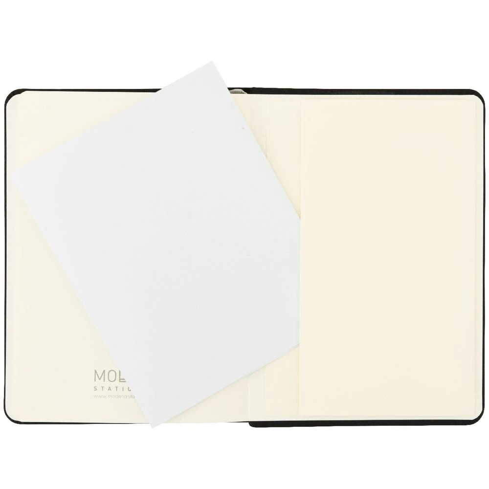 5 Modena A6 Linen Plain Notebook Black, 5 of 5