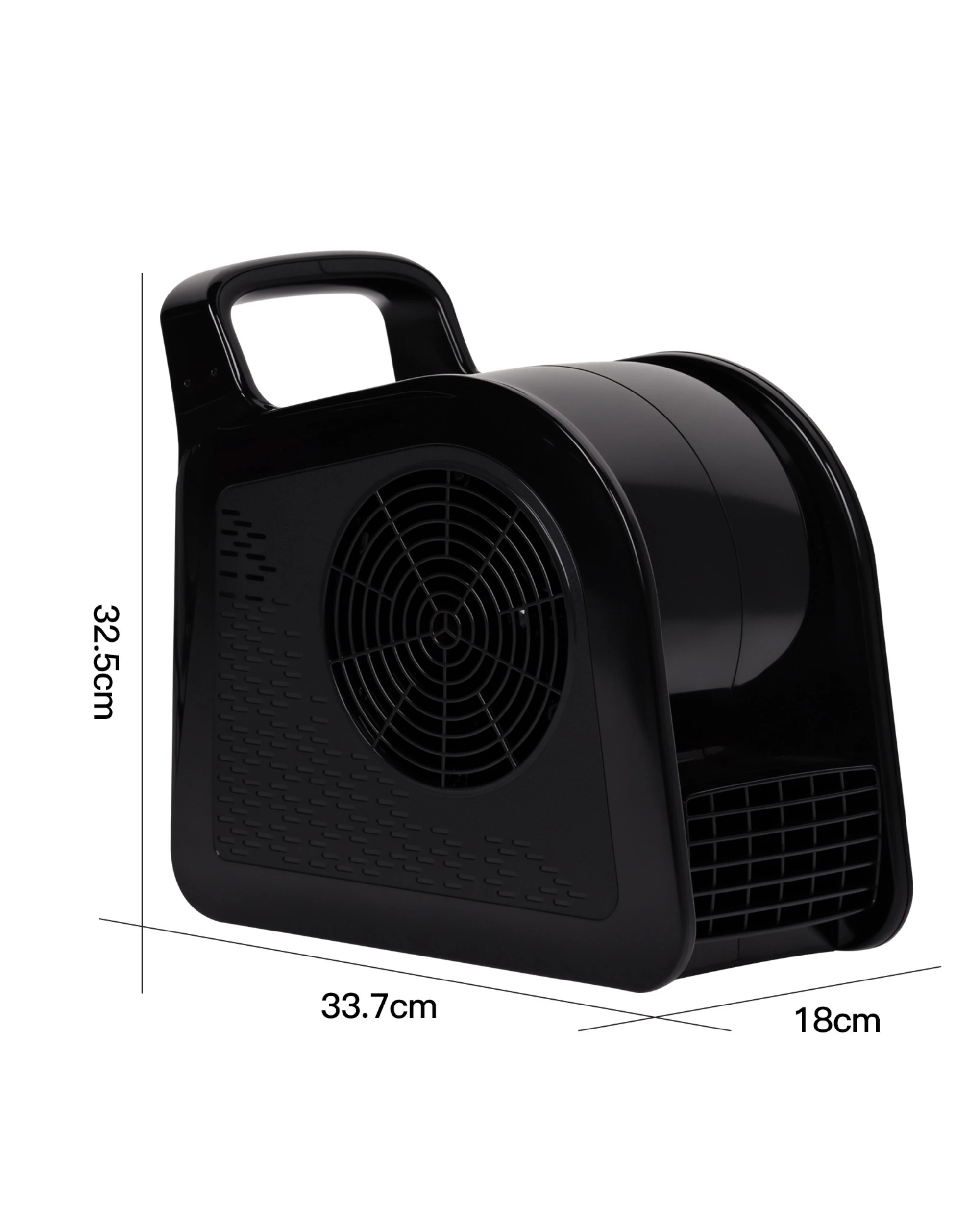 2 Advwin Air Mover Portable Floor Drying Fan High Velocity - Black, 2 of 7