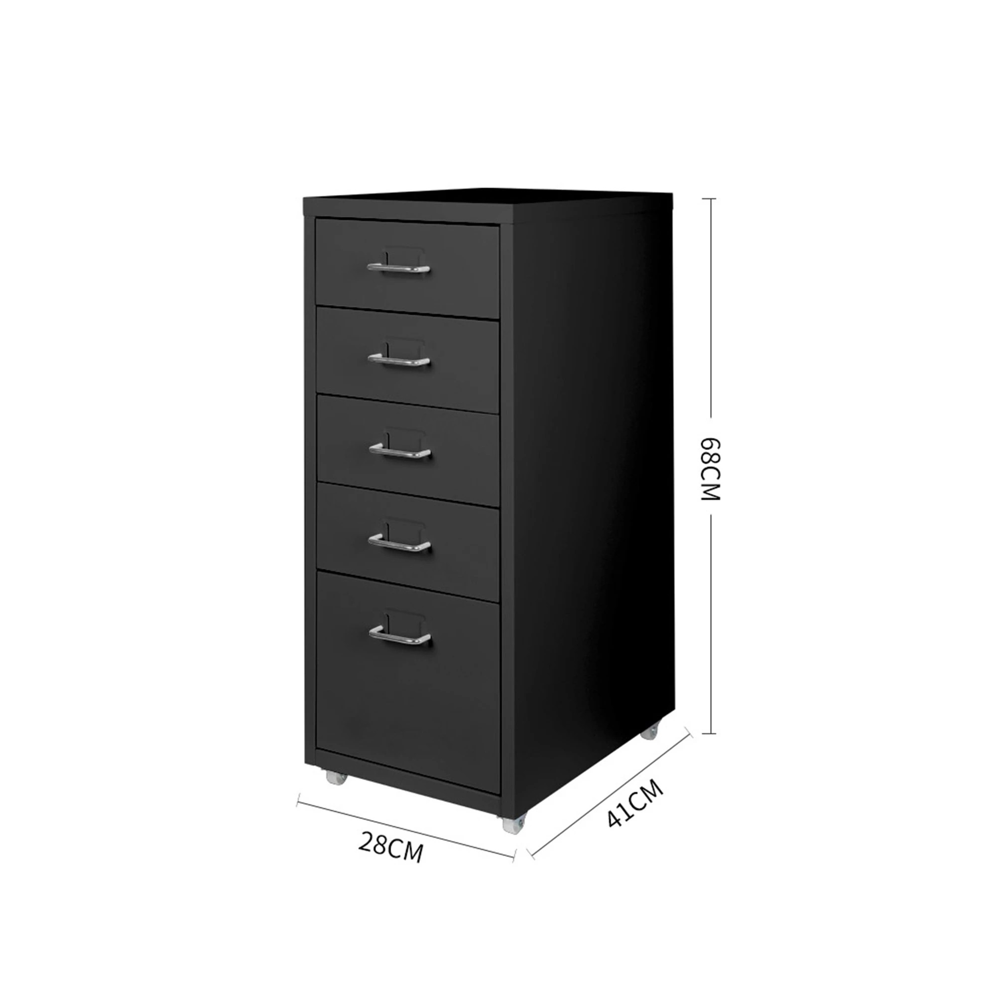 3 Levede 5 Tiers Office Drawers - Black, 3 of 7