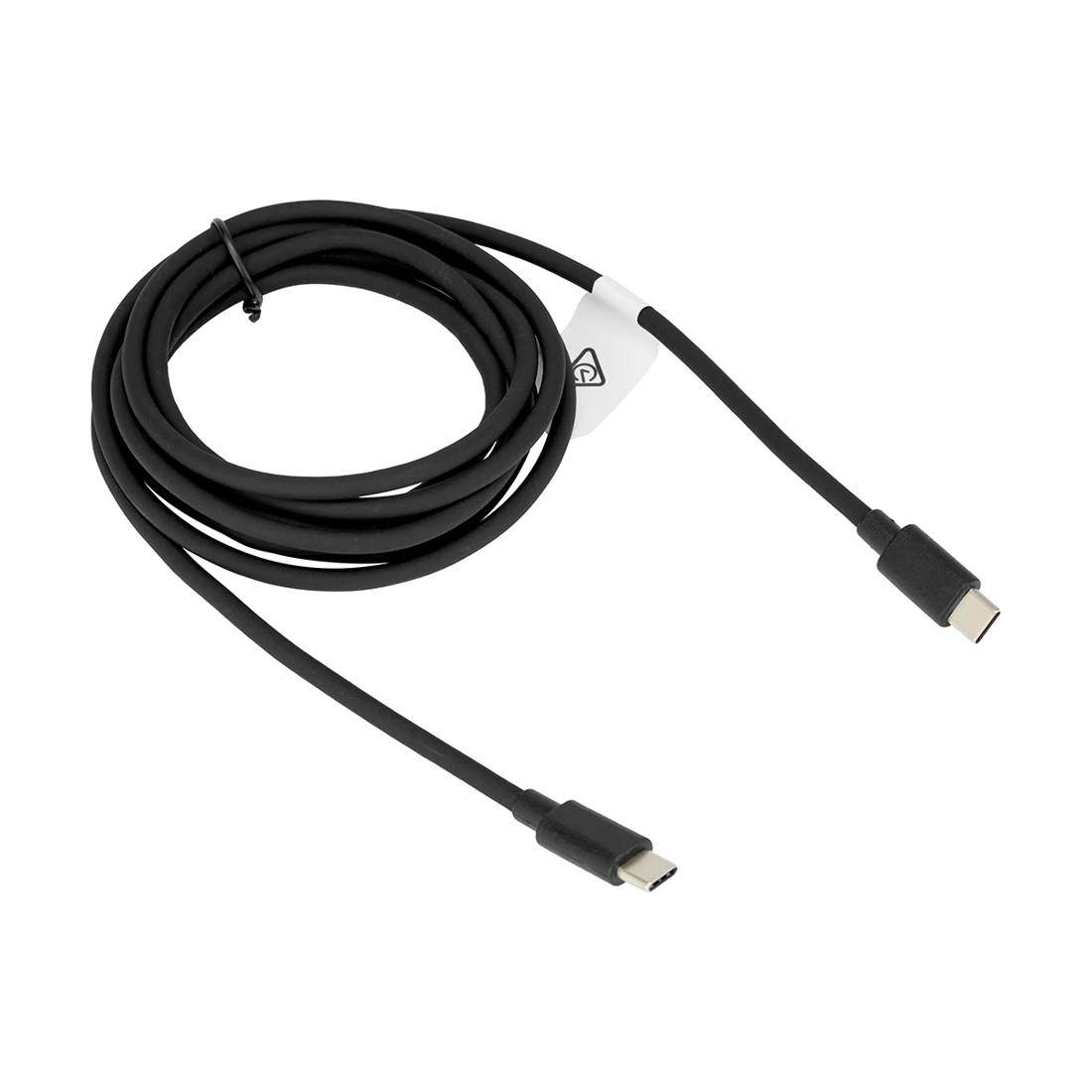 1 USB-C to USB-C Cable - 2m, Black, 1 of 4