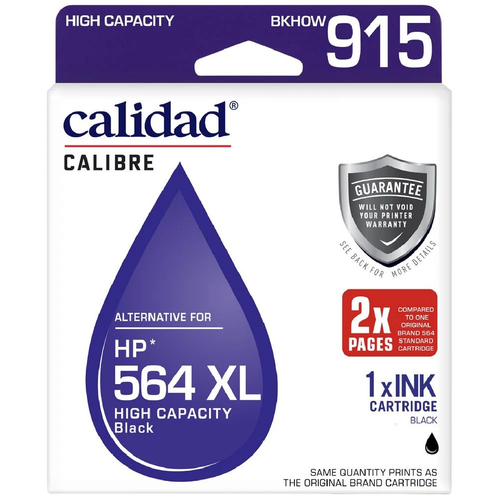 1 Calidad Alternate HP 564XL Ink Cartridge Black, 1 of 7