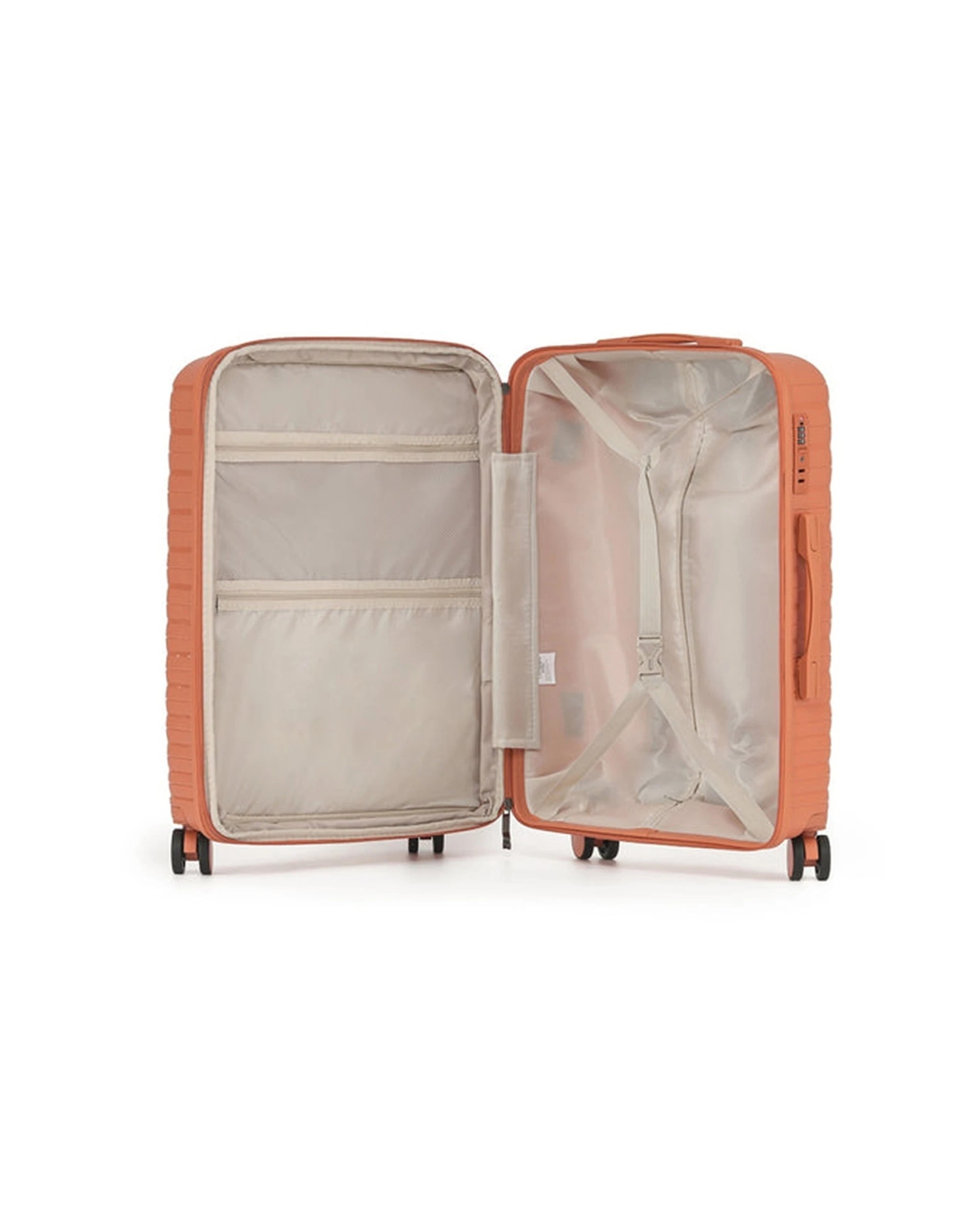 3 Tosca Astro Onboard Case Hard Shell Carry-On Suitcase Durable Travel 75cm Rust - Orange, 3 of 4