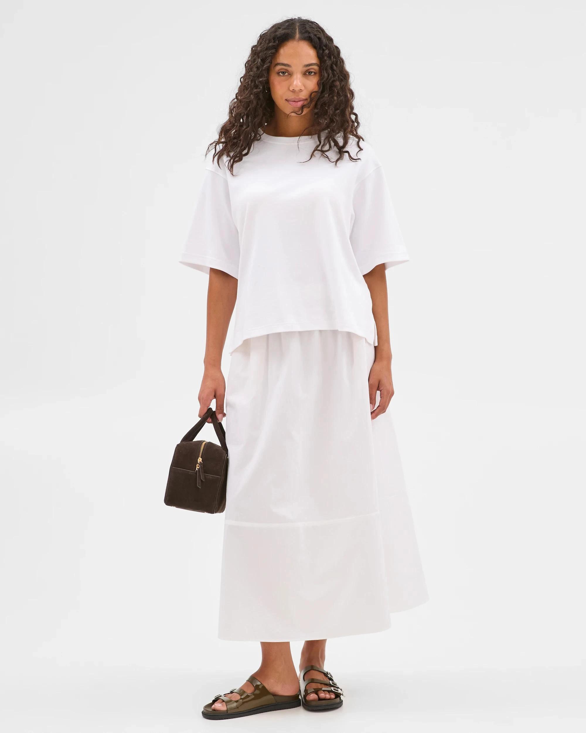 6 Target Australian Cotton Heavyweight Boxy T-Shirt WHITE, 6 of 6