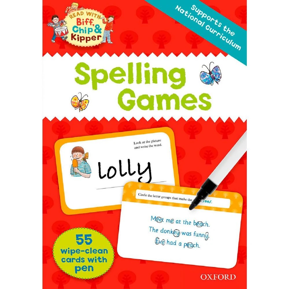 1 Oxford Reading Tree Spelling Games Flash Cards, 1 of 1