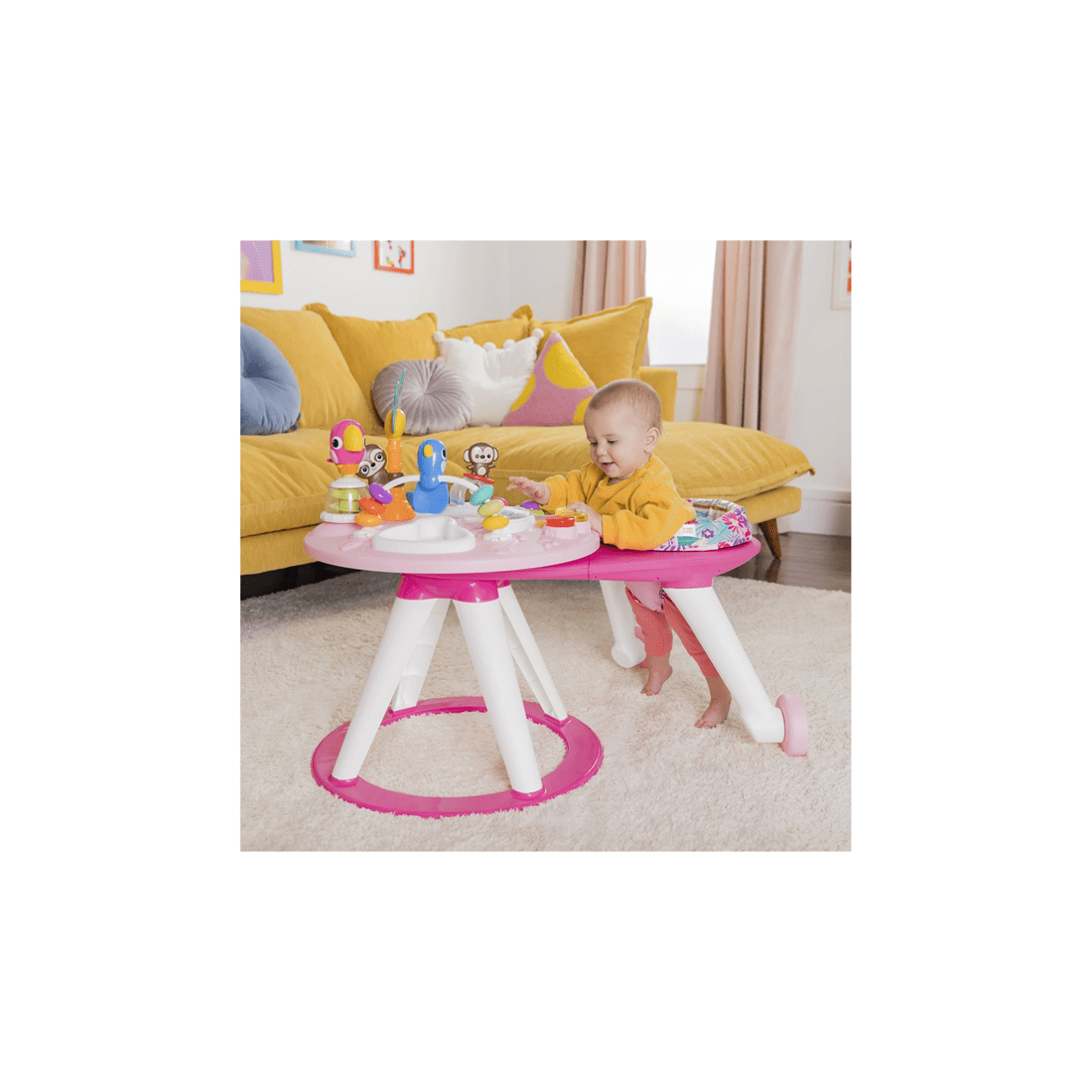 2 Bright Starts Around We Go 2-In-1 Walk-Around Activity Center And Table - Multi, 2 of 9