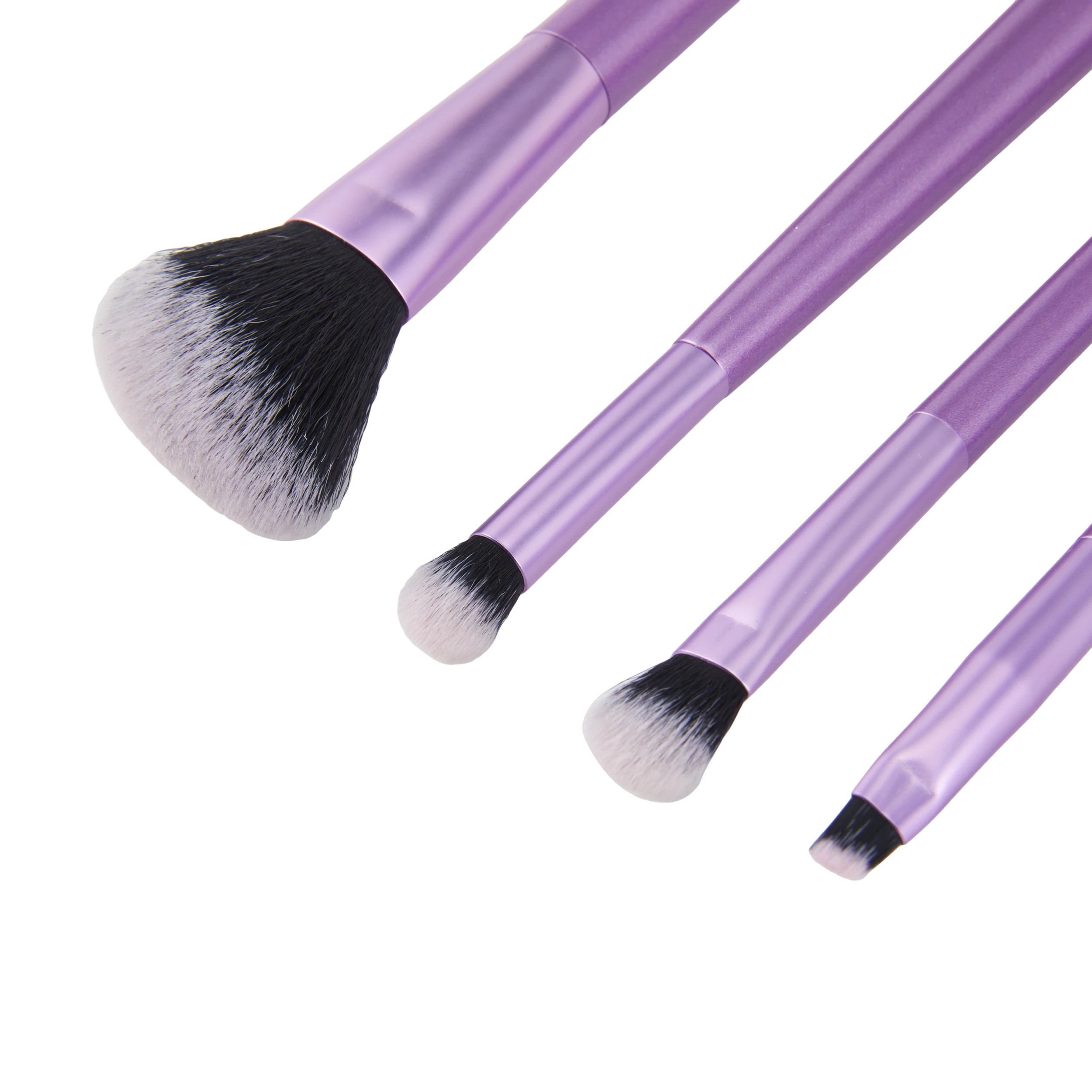 6 OXX Cosmetics 4 Piece Face and Eye Dual End Makeup Brush Set - Purple, 6 of 7