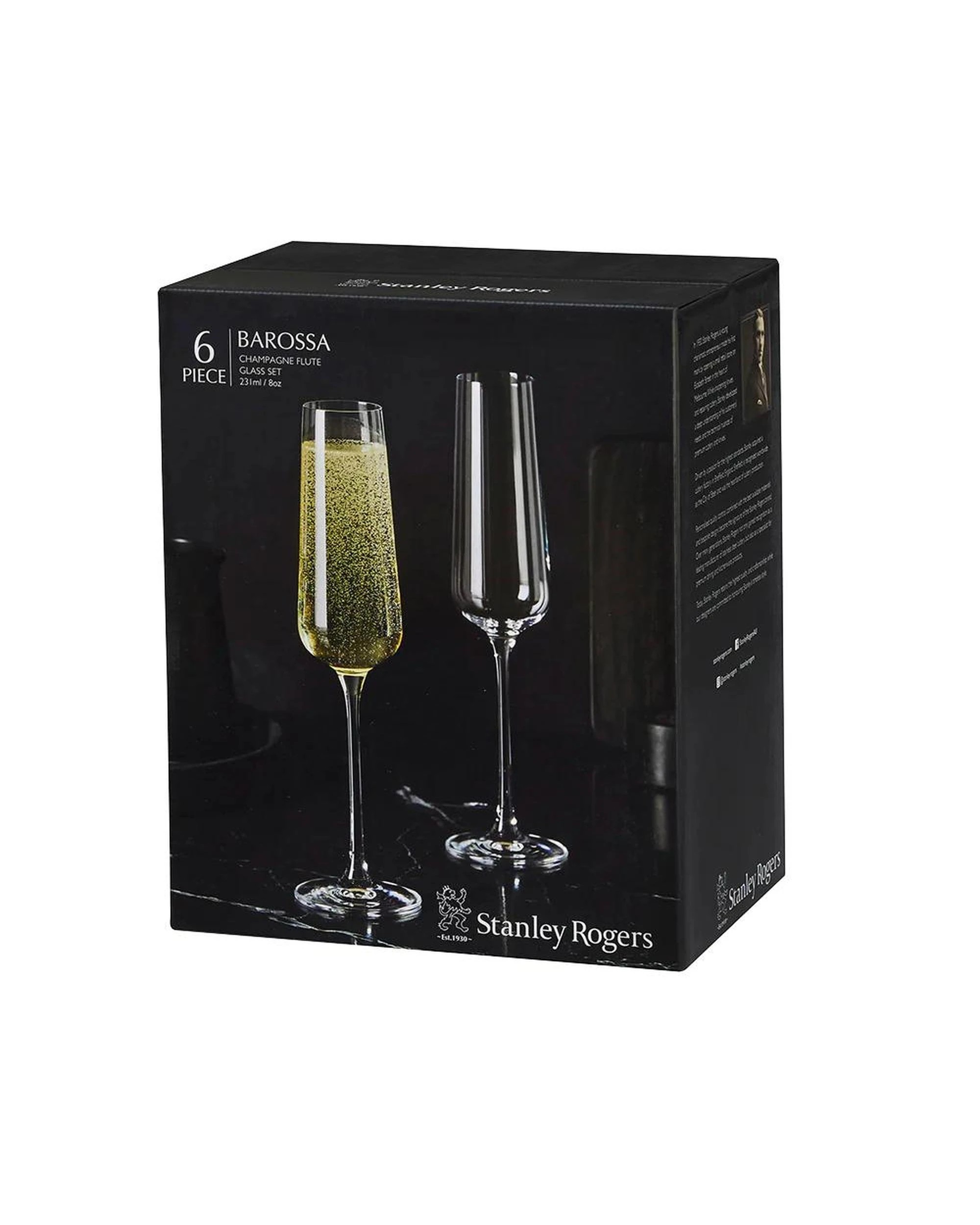 1 Stanley Rogers Barossa Champagne Flutes 231ml Set of 6, 1 of 4