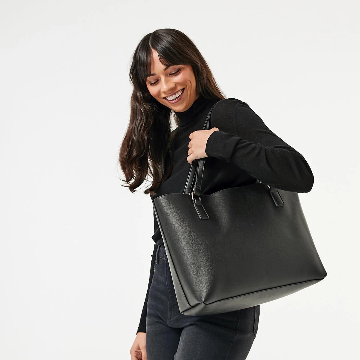 6 Pocket Tote Bag Black, 6 of 6