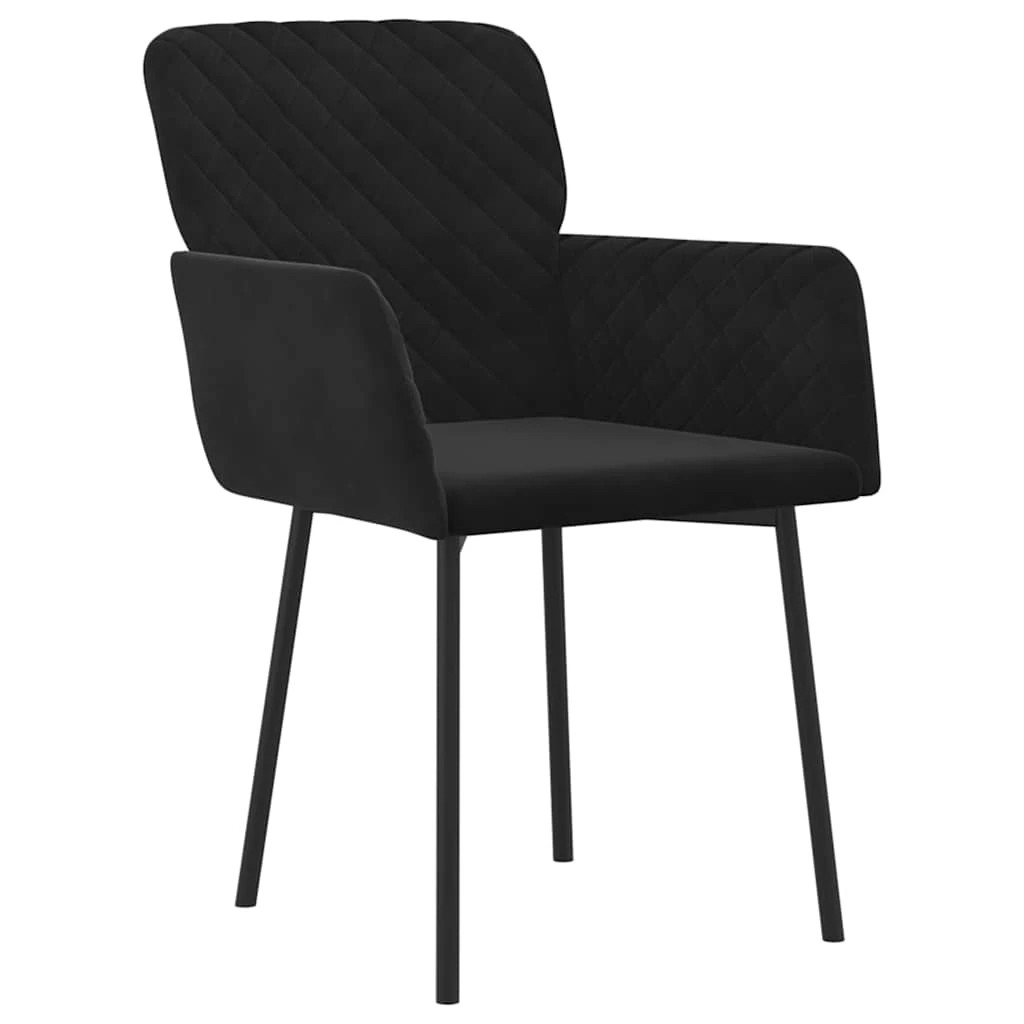 1 Vidaxl Dining Chair, Dining Chairs - Black, 1 of 8