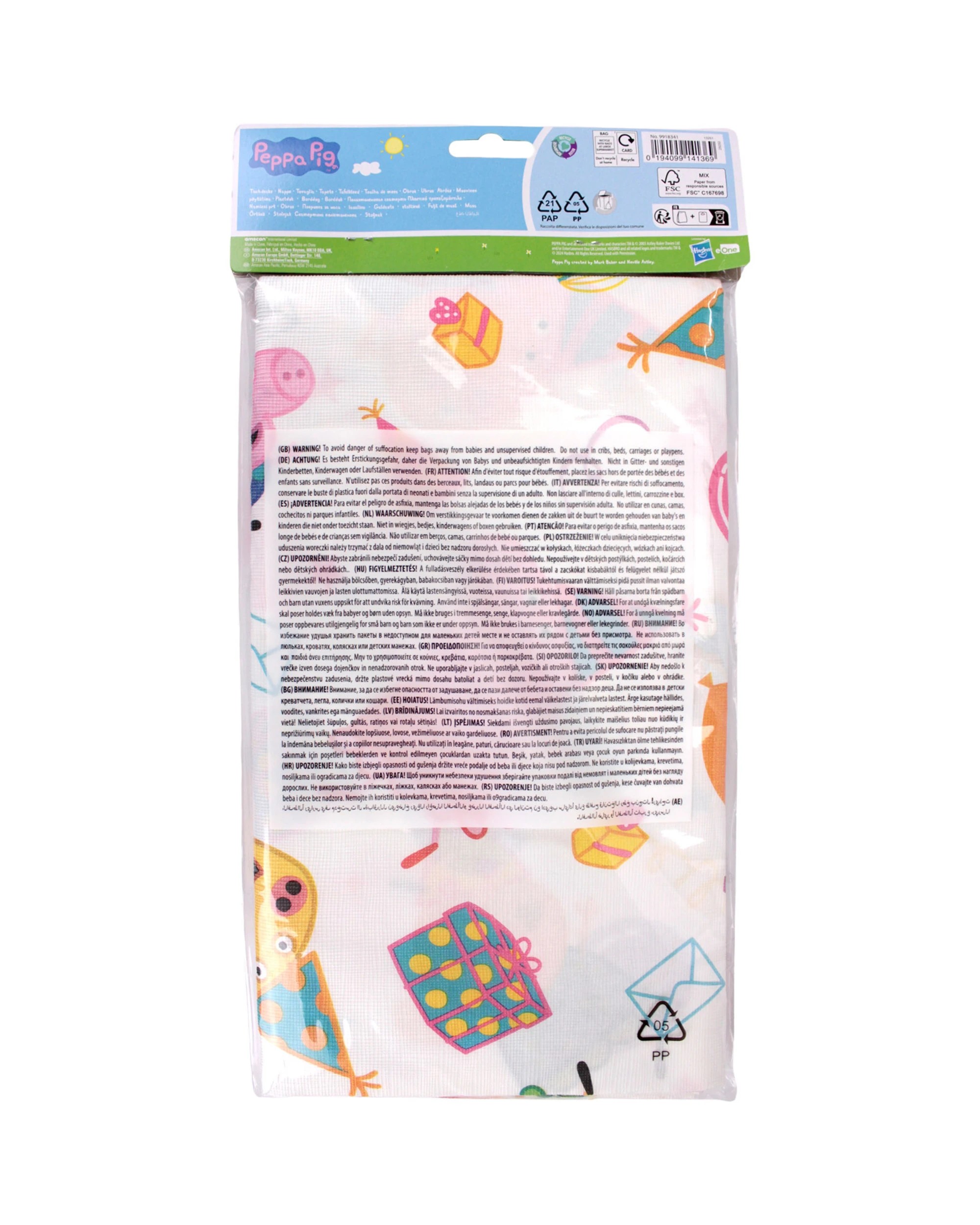 4 Amscan Peppa Pig Party Paper Tablecloth, 4 of 4