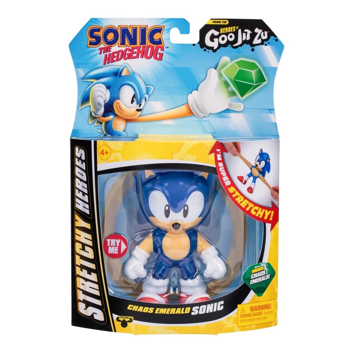 1 Heroes of Goo Jit Zu Sonic the Hedgehog: Chaos Emerald Sonic Toy, 1 of 6