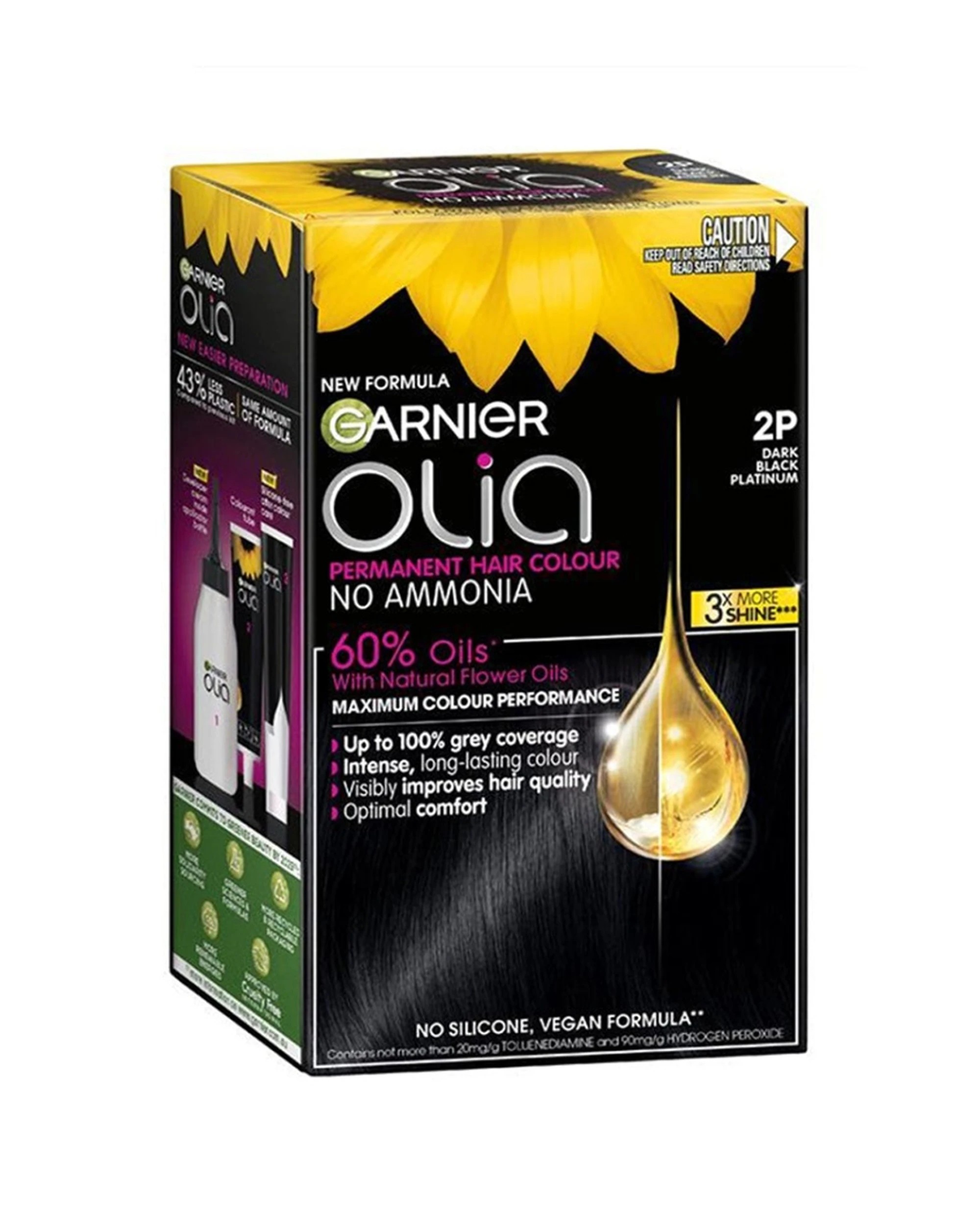 1 Garnier Olia Dark Platinum 2P (New), 1 of 1