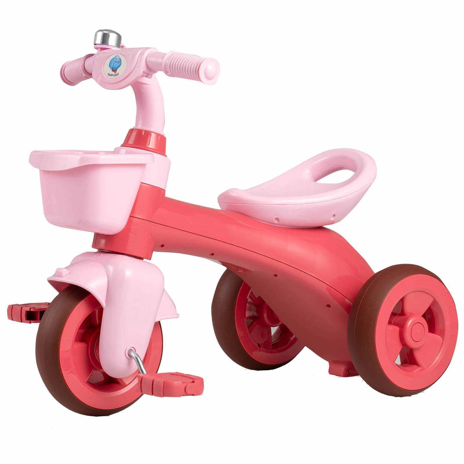 1 Costway Tricycle Trike 3-Wheel Bike Pedal Bicycle - Pink, 1 of 1