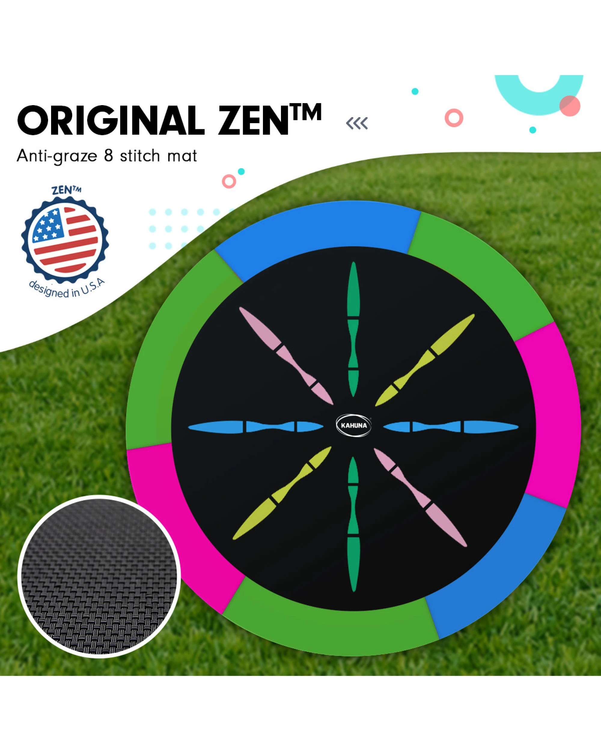 2 Kahuna Trampoline 6 Ft With L.e.d Basketball Set - Rainbow, 2 of 9